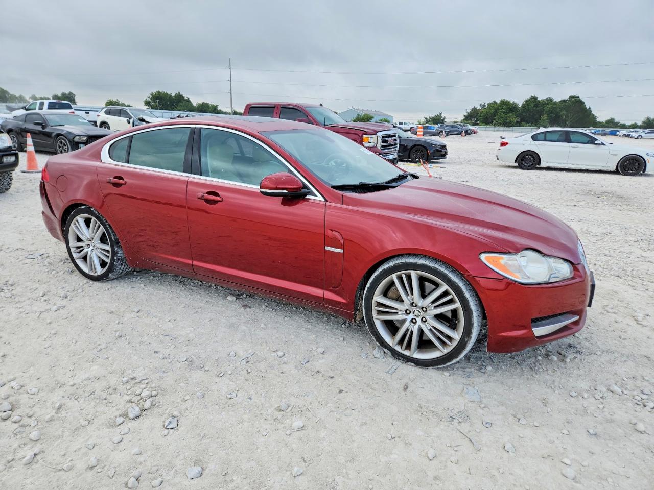 2010 Jaguar Xf Supercharged Maroon vin: SAJWA0HEXAMR77701