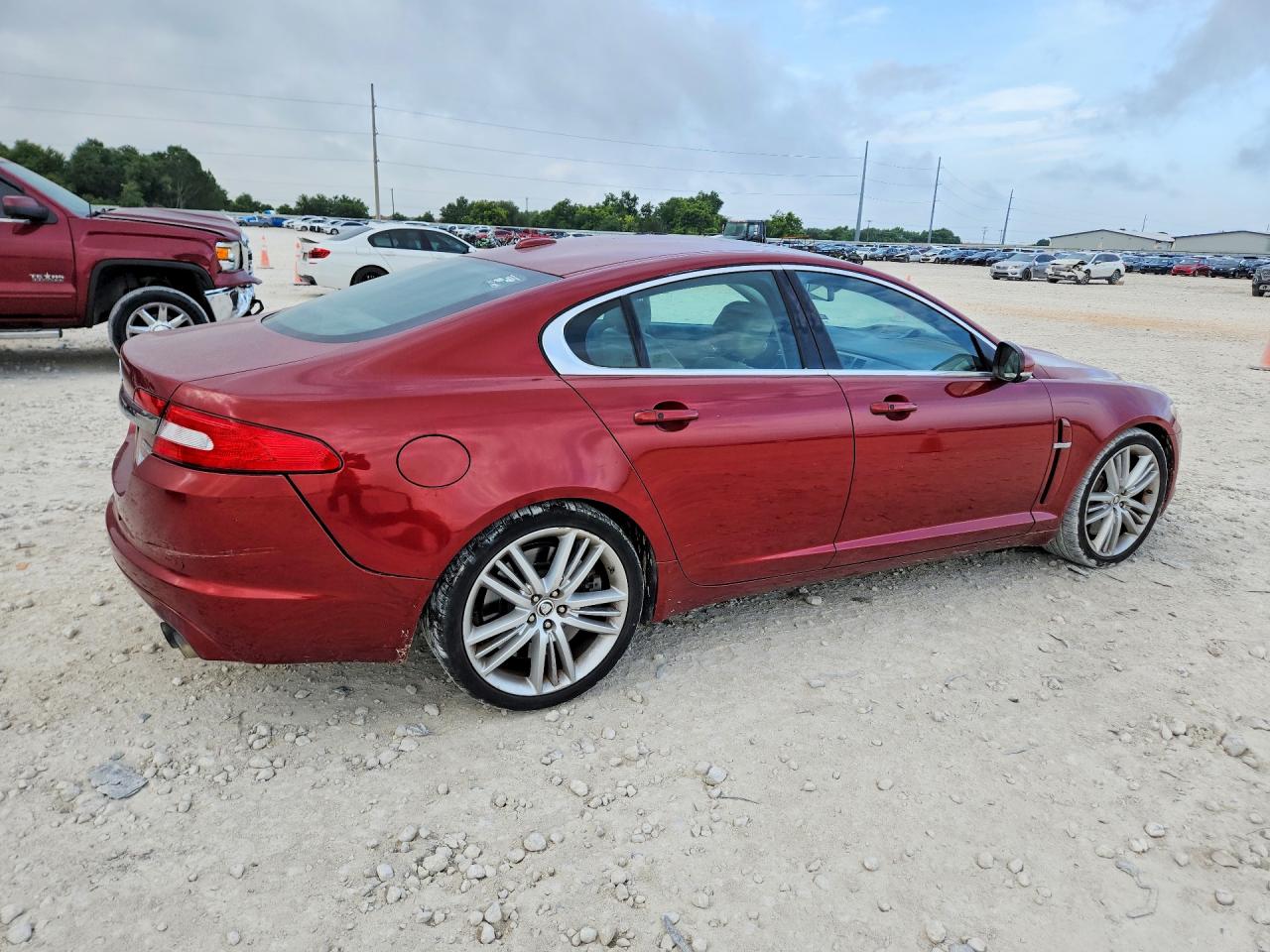 2010 Jaguar Xf Supercharged Maroon vin: SAJWA0HEXAMR77701