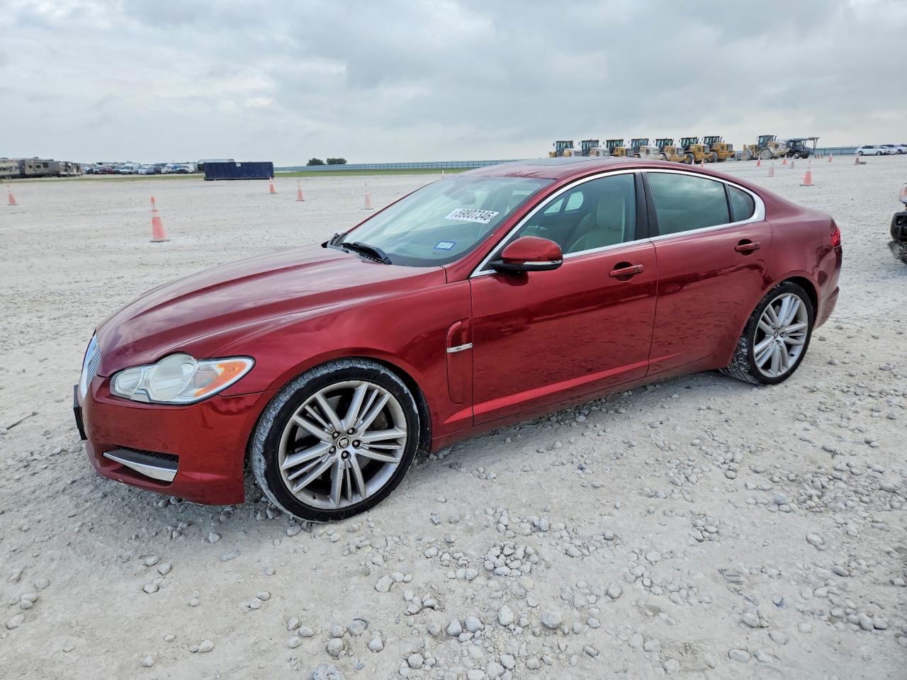 2010 Jaguar Xf Supercharged Maroon vin: SAJWA0HEXAMR77701