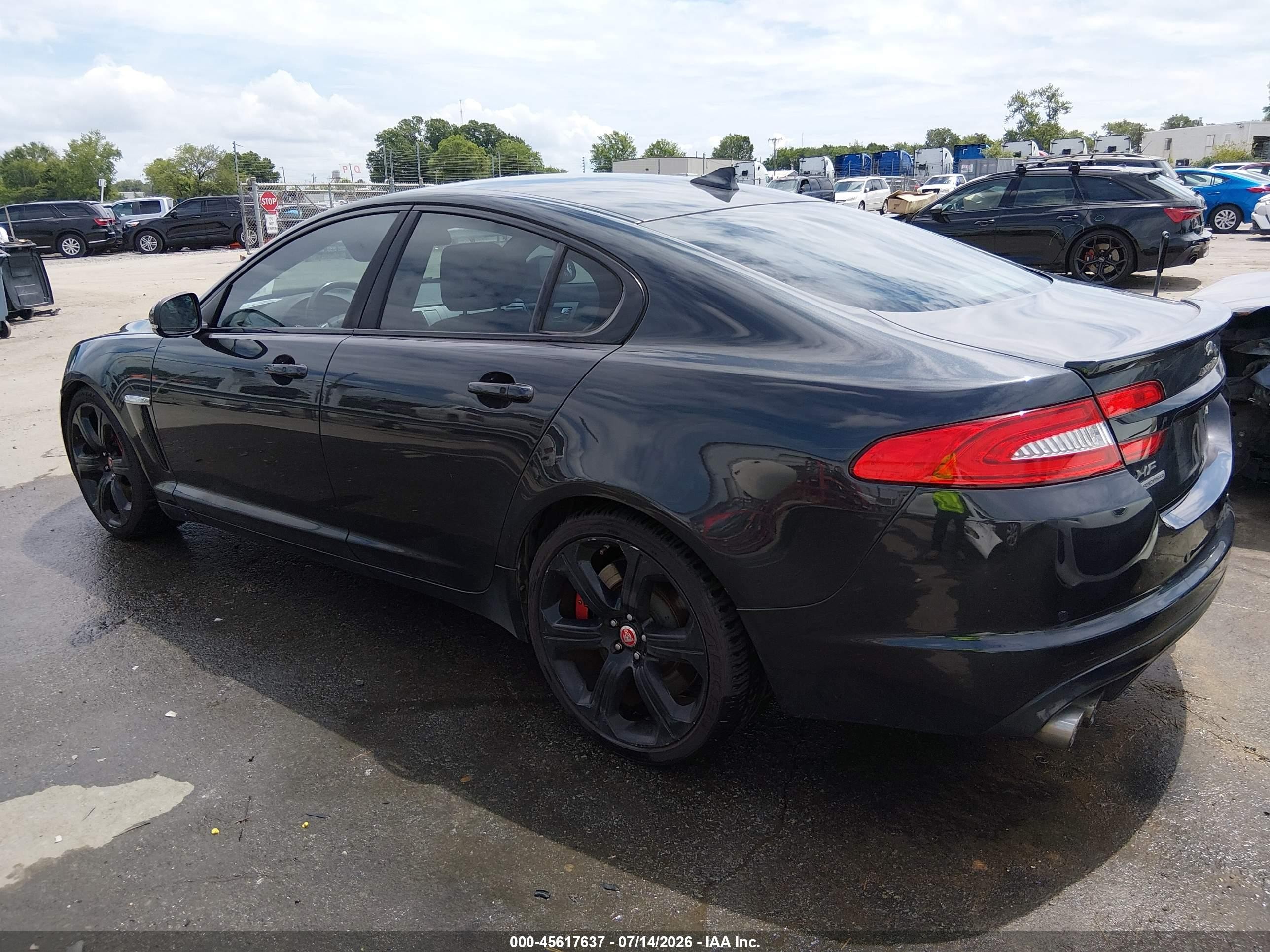 2015 Jaguar Xf 5.0l Supercharged Black vin: SAJWA0HP3FMU75217