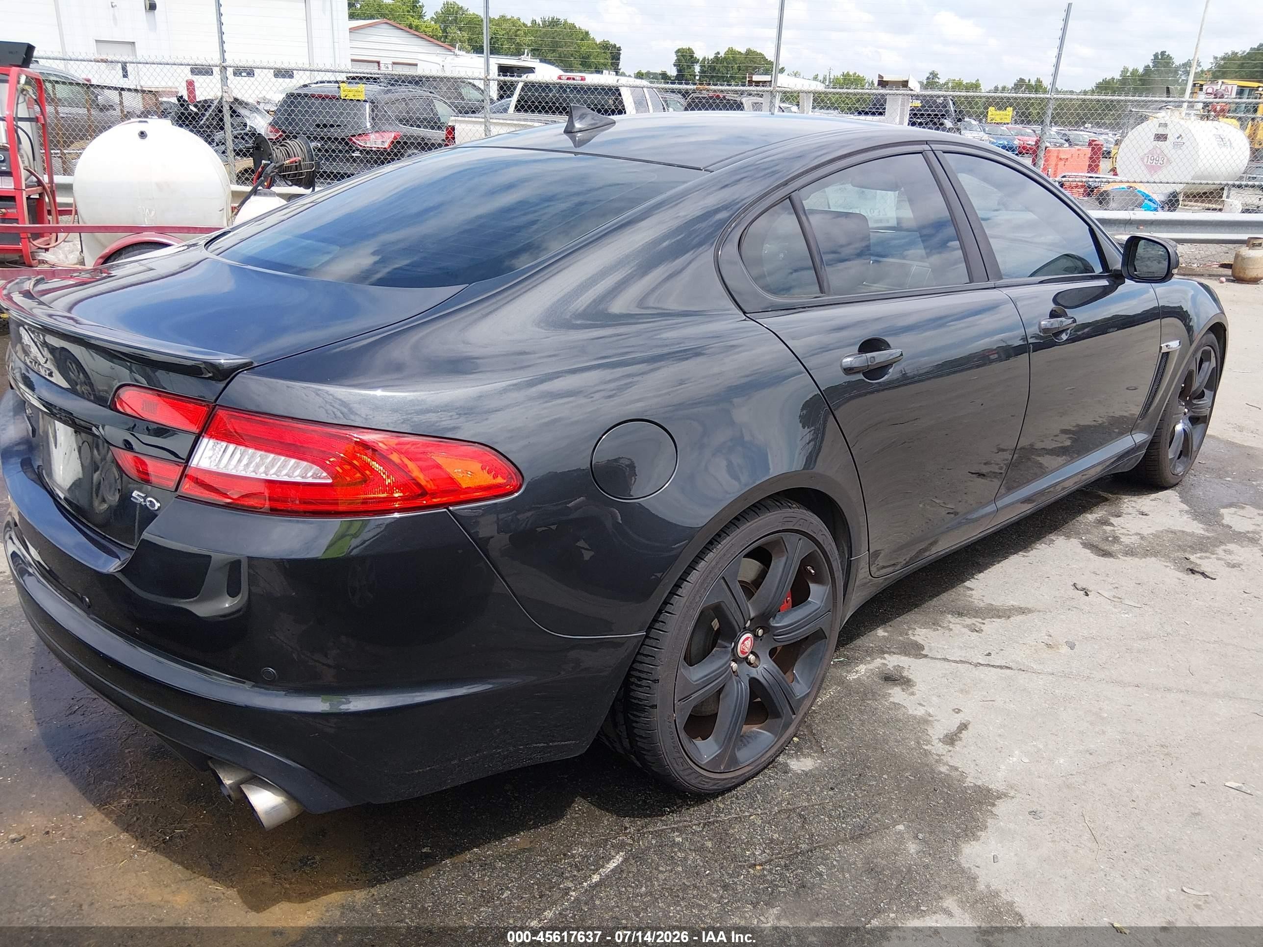 2015 Jaguar Xf 5.0l Supercharged Black vin: SAJWA0HP3FMU75217