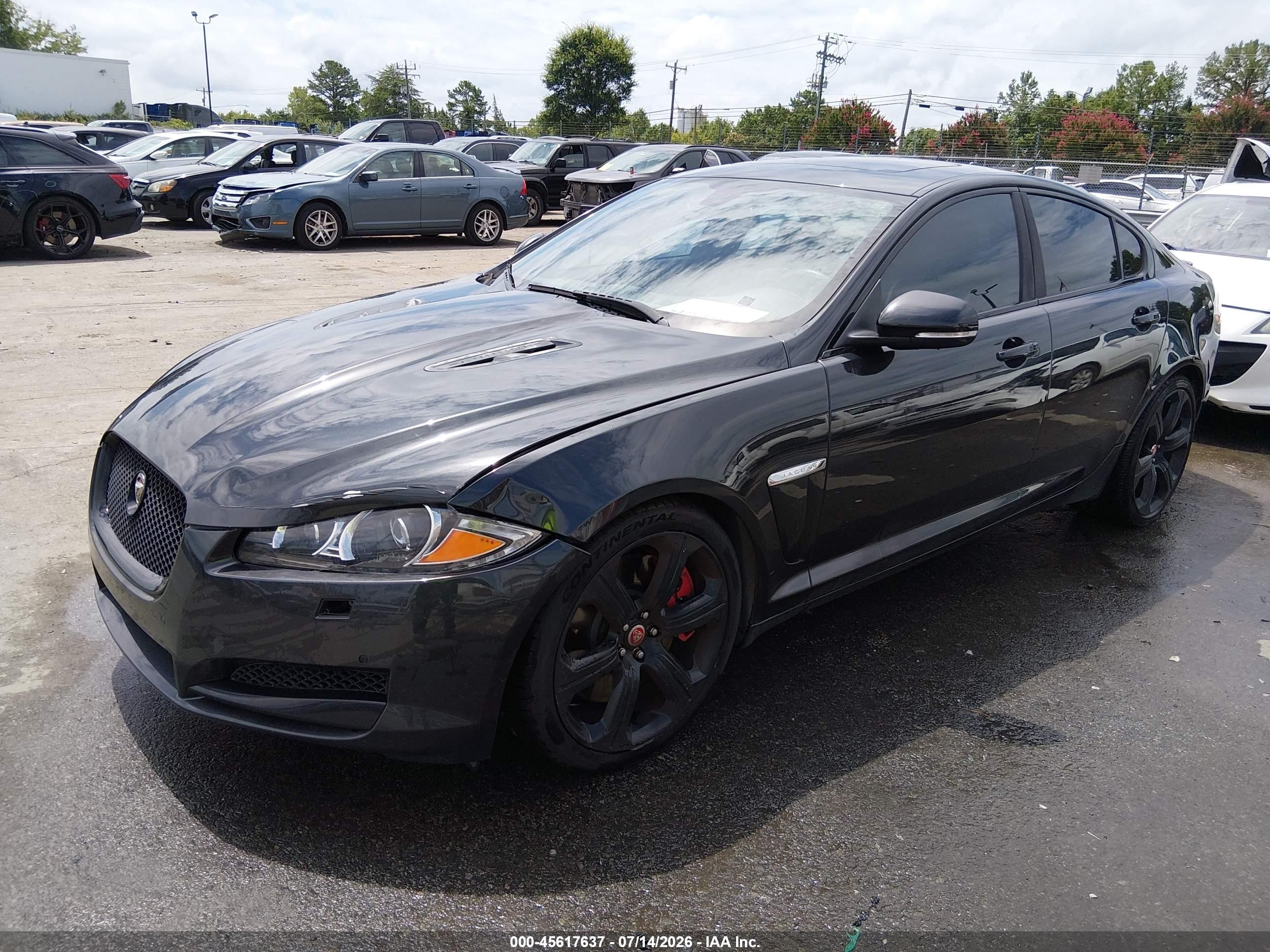 2015 Jaguar Xf 5.0l Supercharged Black vin: SAJWA0HP3FMU75217