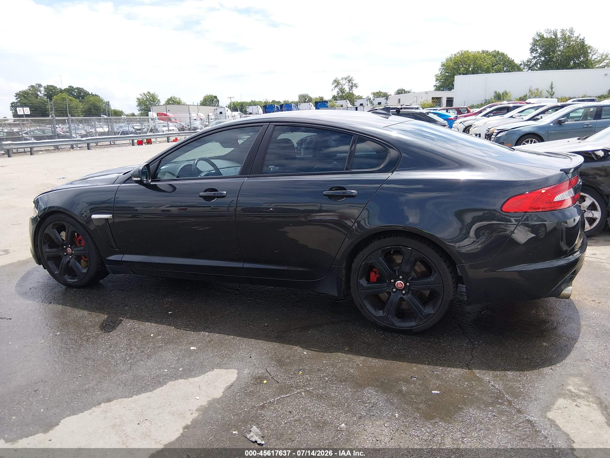 2015 Jaguar Xf 5.0l Supercharged Black vin: SAJWA0HP3FMU75217
