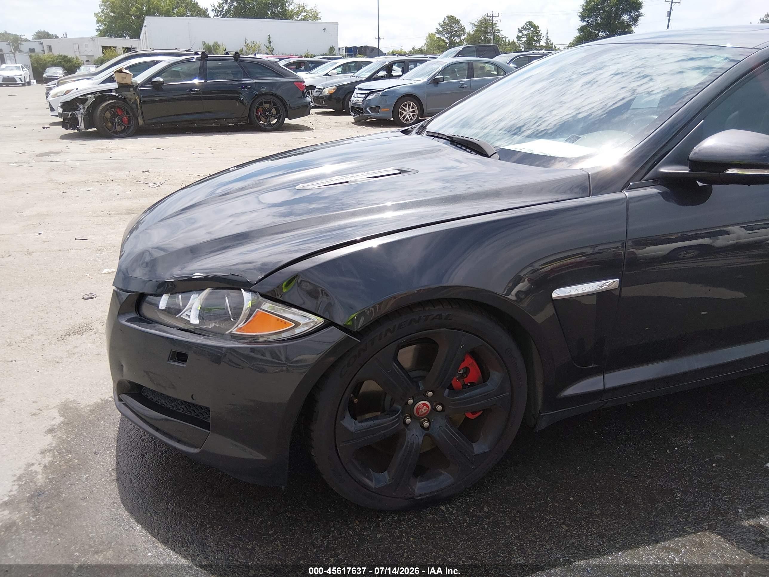 2015 Jaguar Xf 5.0l Supercharged Black vin: SAJWA0HP3FMU75217