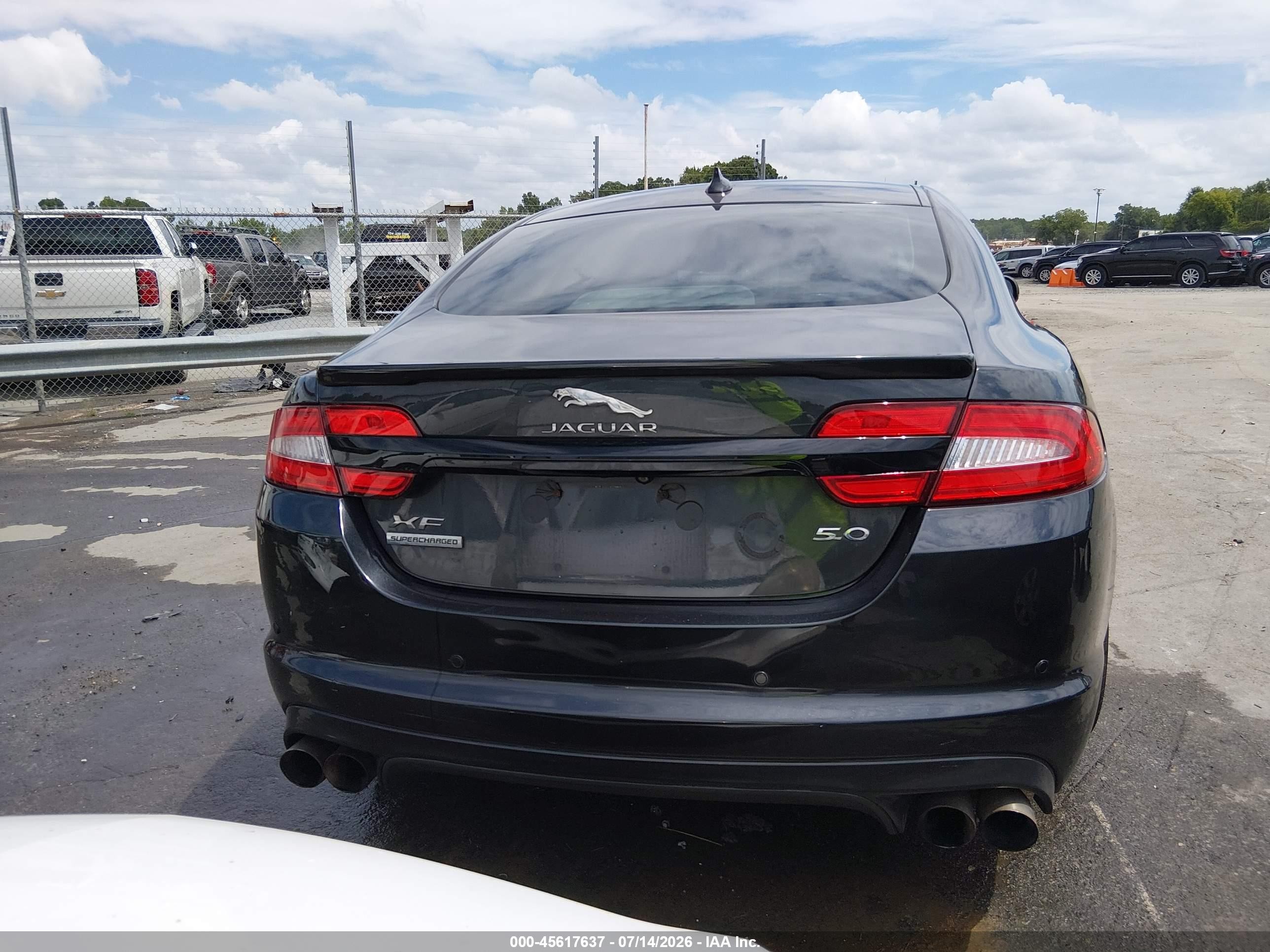 2015 Jaguar Xf 5.0l Supercharged Black vin: SAJWA0HP3FMU75217