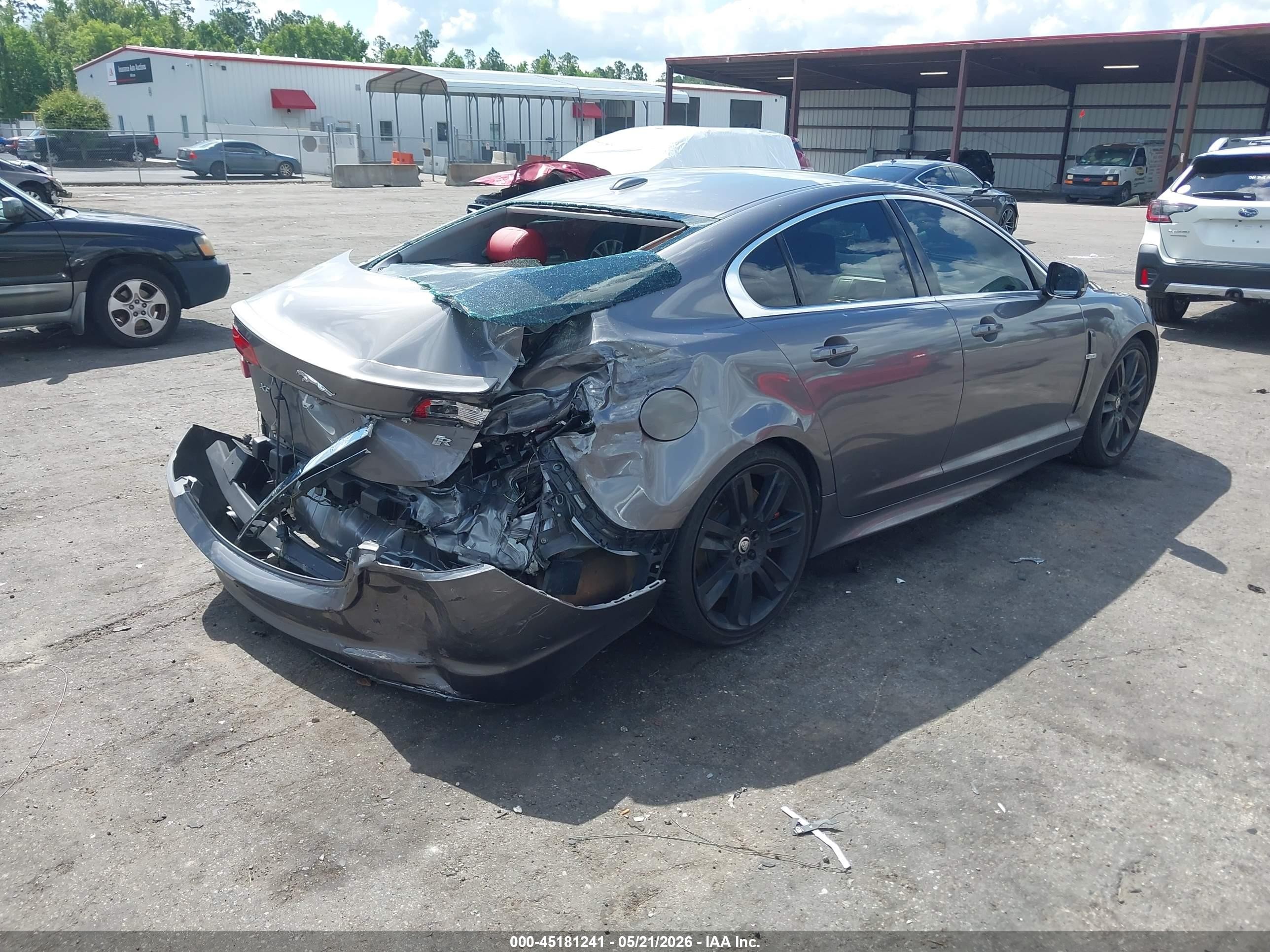 2011 Jaguar Xf Xfr Gray vin: SAJWA0JC2BMR90615