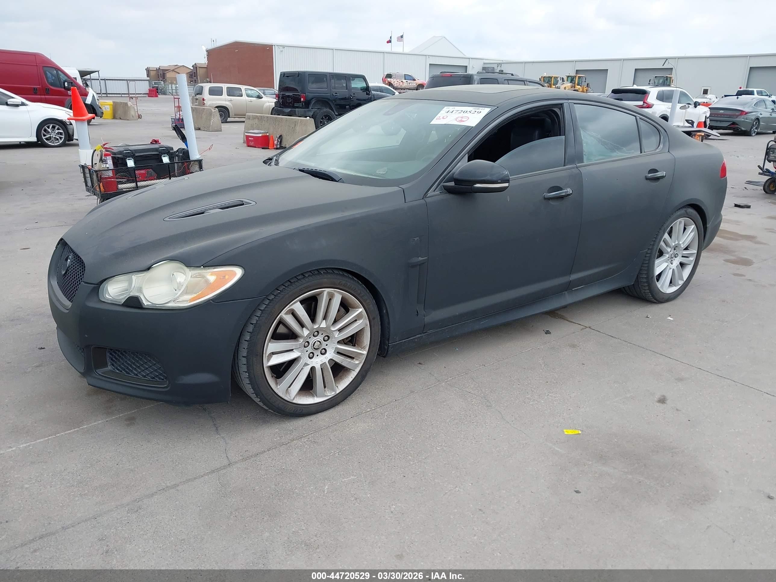 2010 Jaguar Xf Xfr Black vin: SAJWA0JC6AMR75470