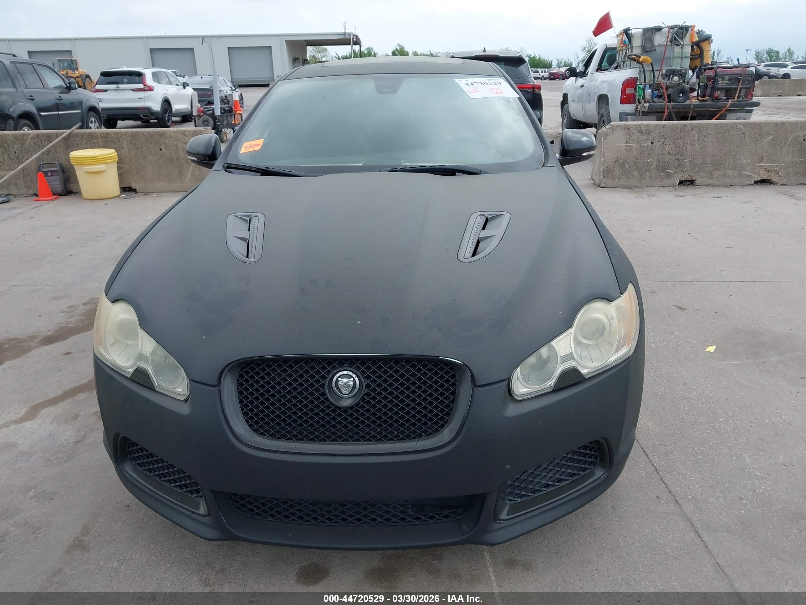 2010 Jaguar Xf Xfr Black vin: SAJWA0JC6AMR75470