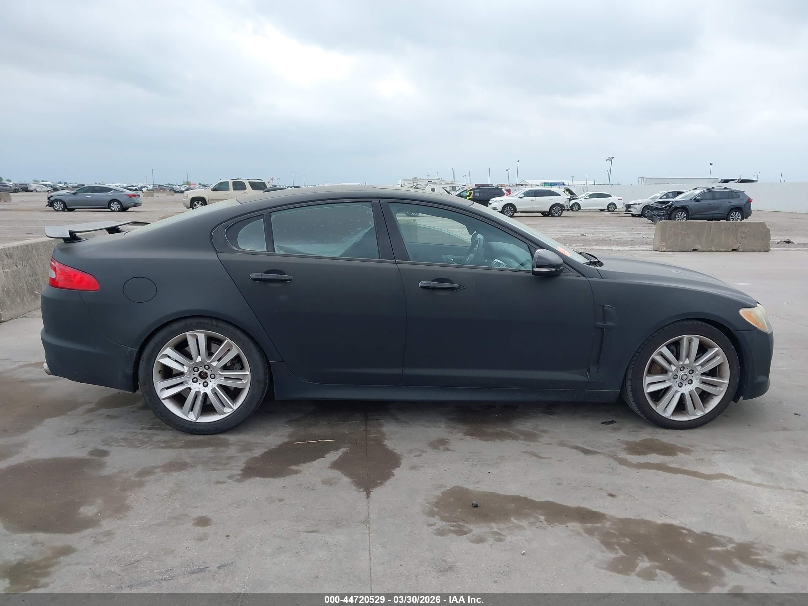2010 Jaguar Xf Xfr Black vin: SAJWA0JC6AMR75470