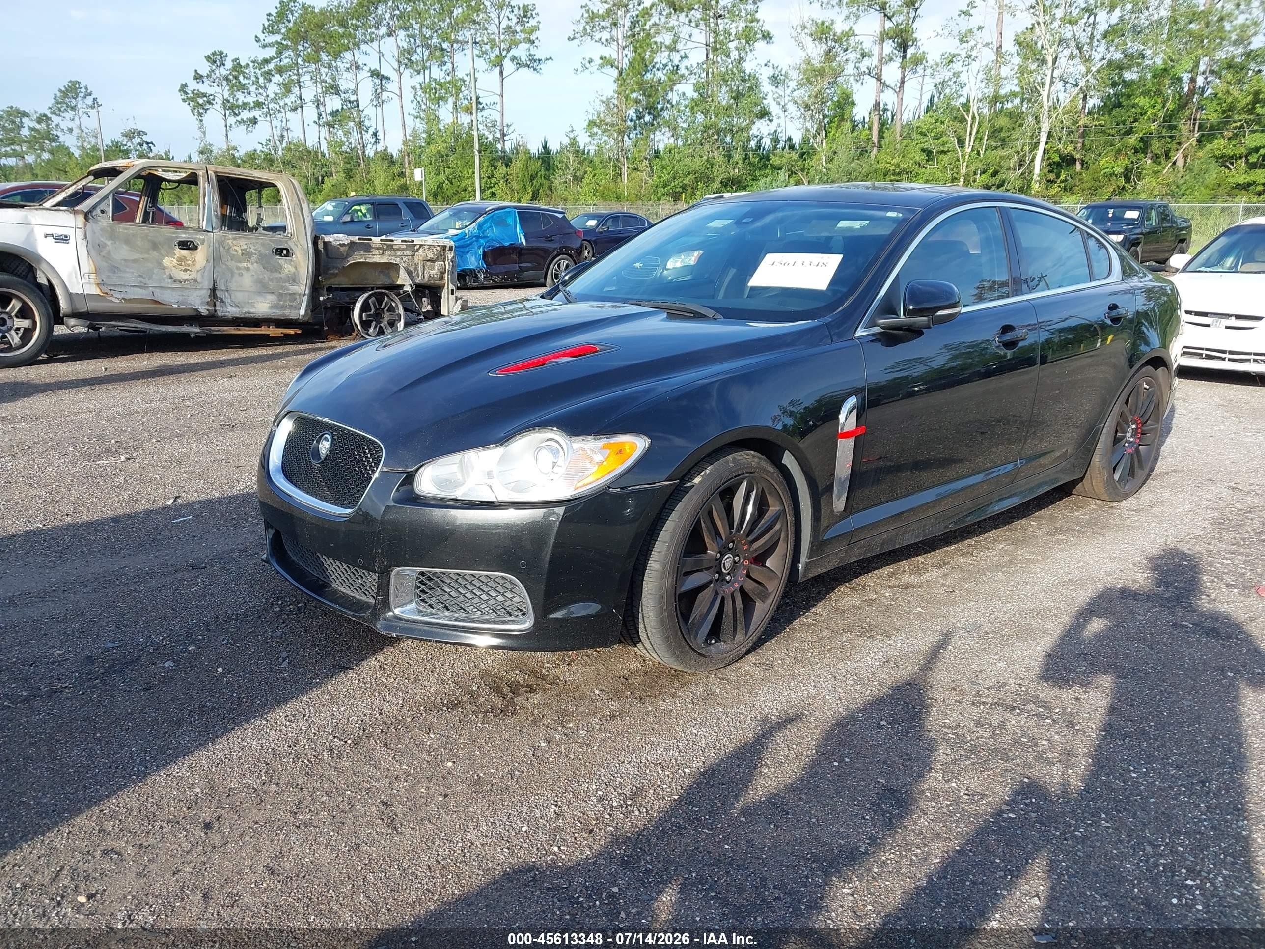 2011 Jaguar Xf Xfr Черный vin: SAJWA0JC7BMR89542