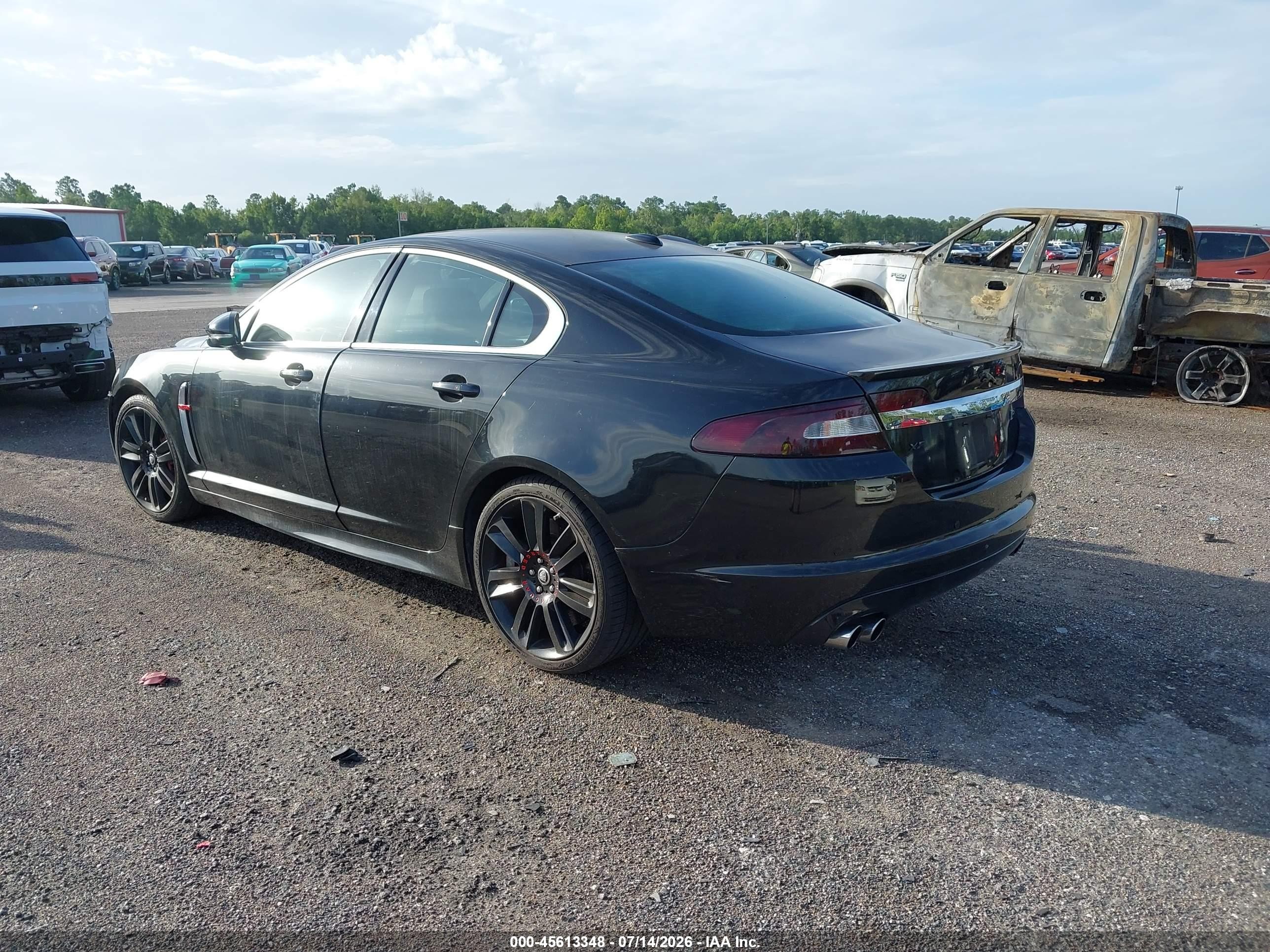 2011 Jaguar Xf Xfr Черный vin: SAJWA0JC7BMR89542