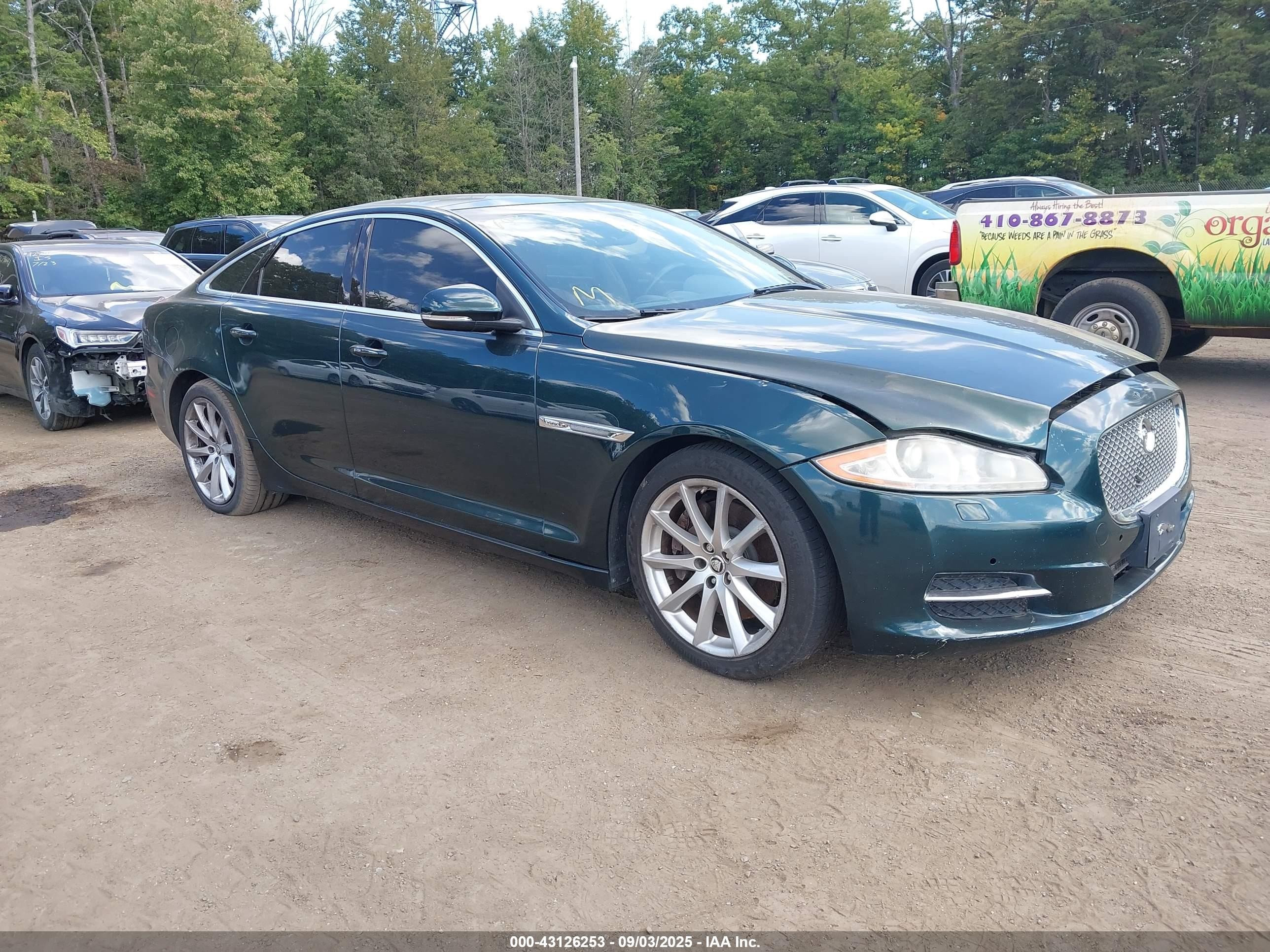 2013 Jaguar Xj   Green vin: SAJWA1C75D8V41124