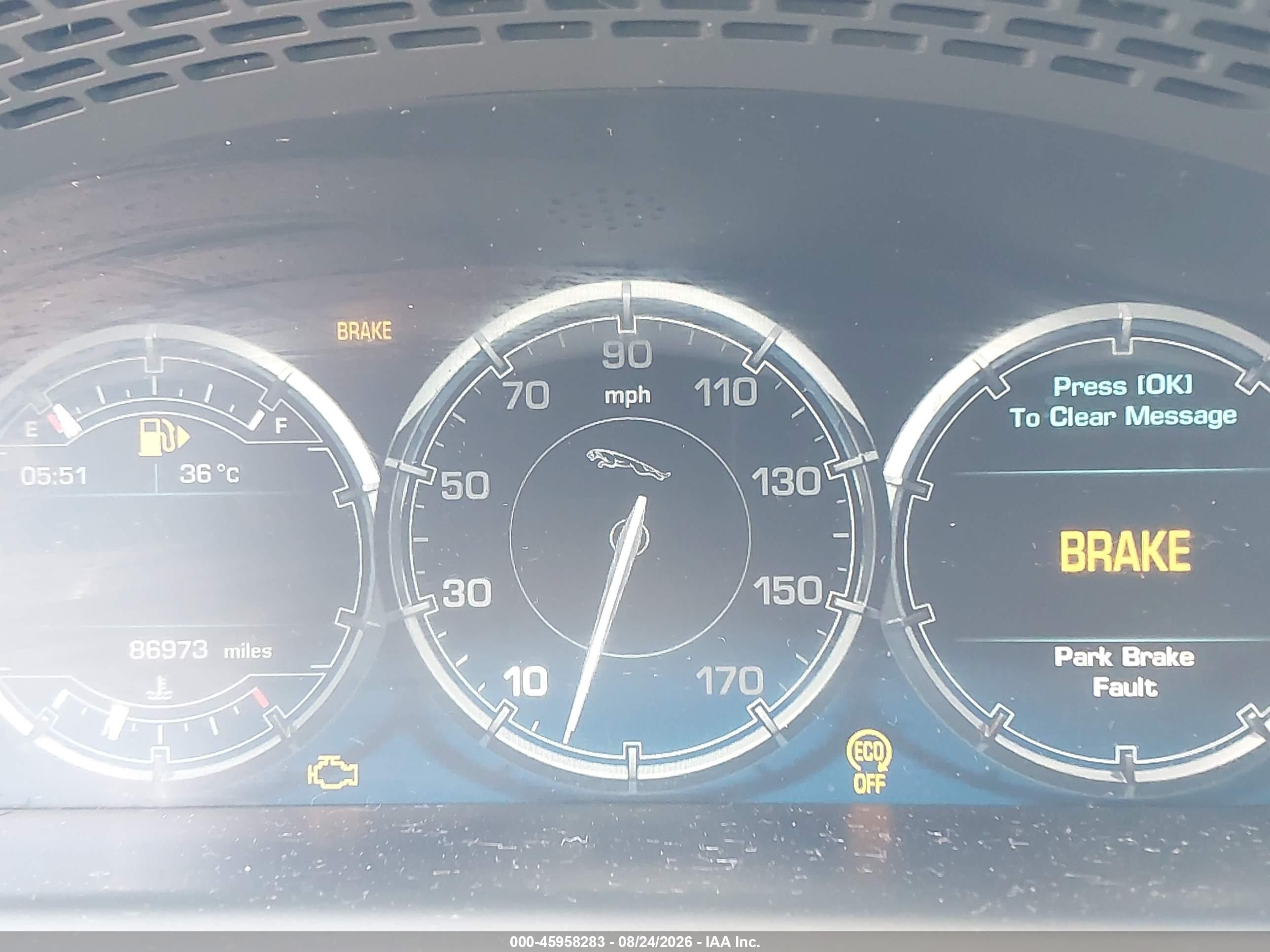 2013 Jaguar Xj   Gray vin: SAJWA1C77D8V40010