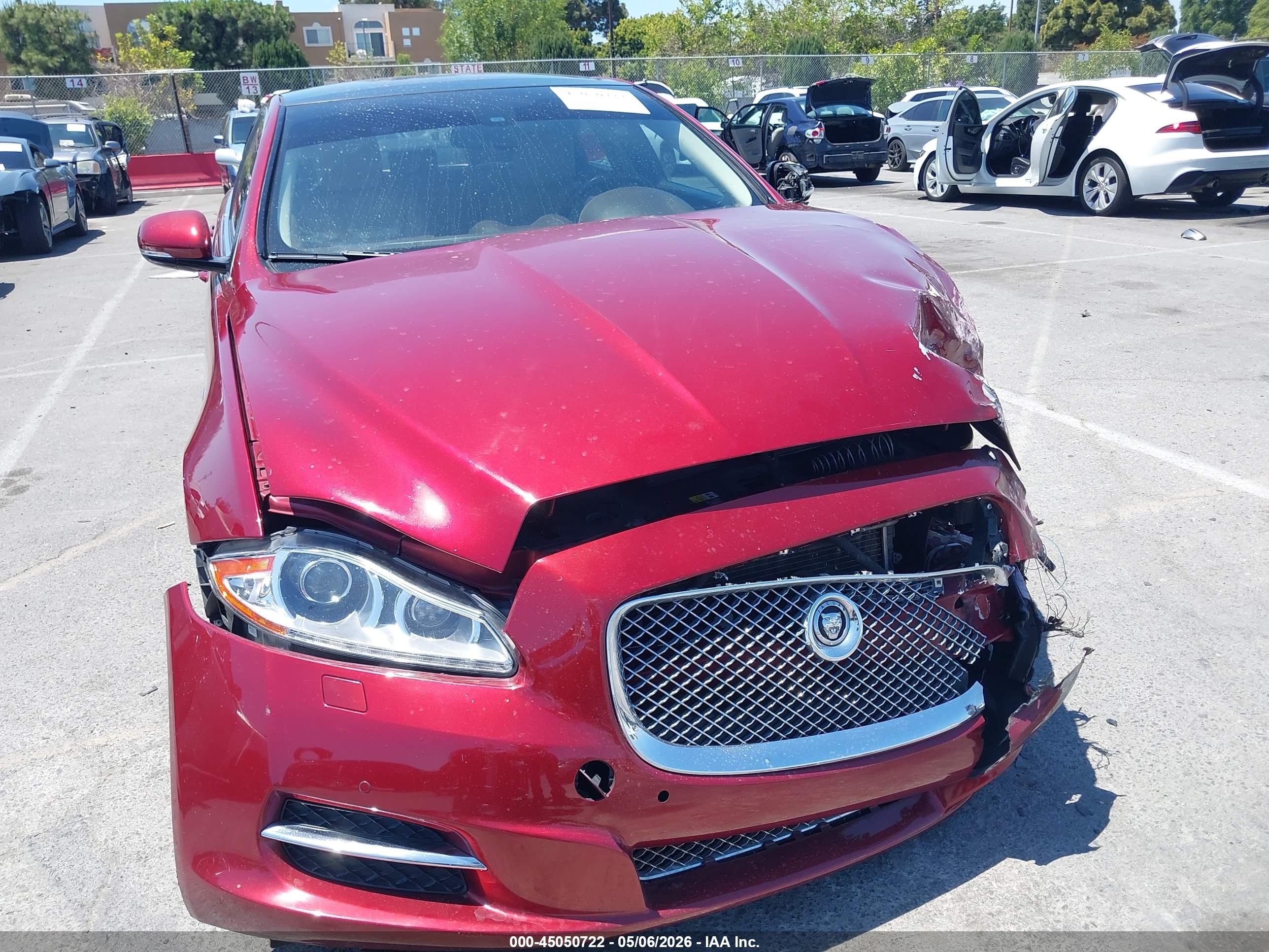 2013 Jaguar Xj   Бордовый vin: SAJWA1C77D8V43117
