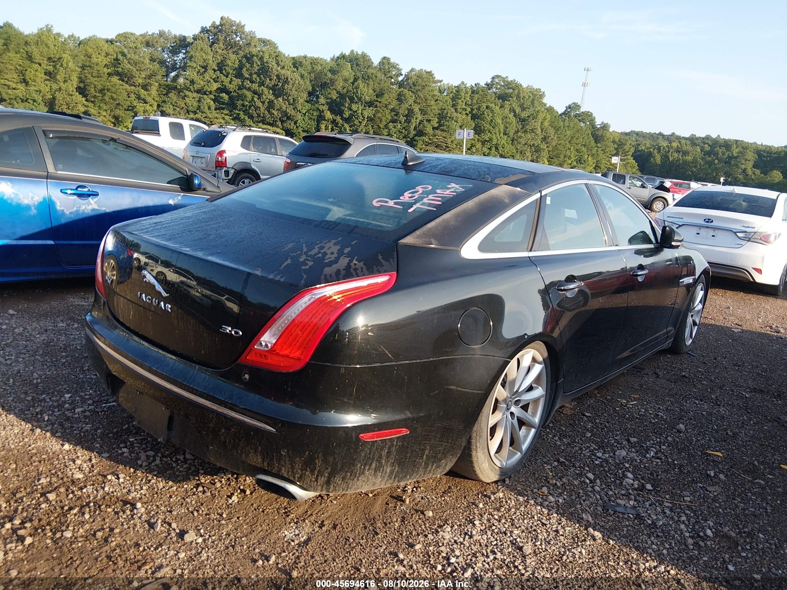 2013 Jaguar Xj   Black vin: SAJWA1C78D8V43532