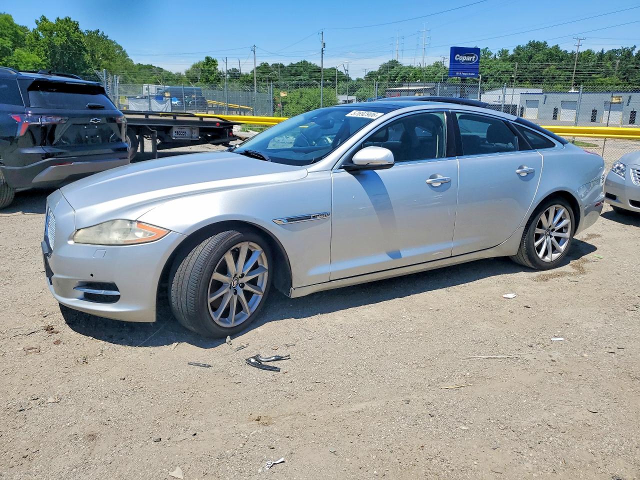 2012 Jaguar Xj Silver vin: SAJWA1CB9CLV23502