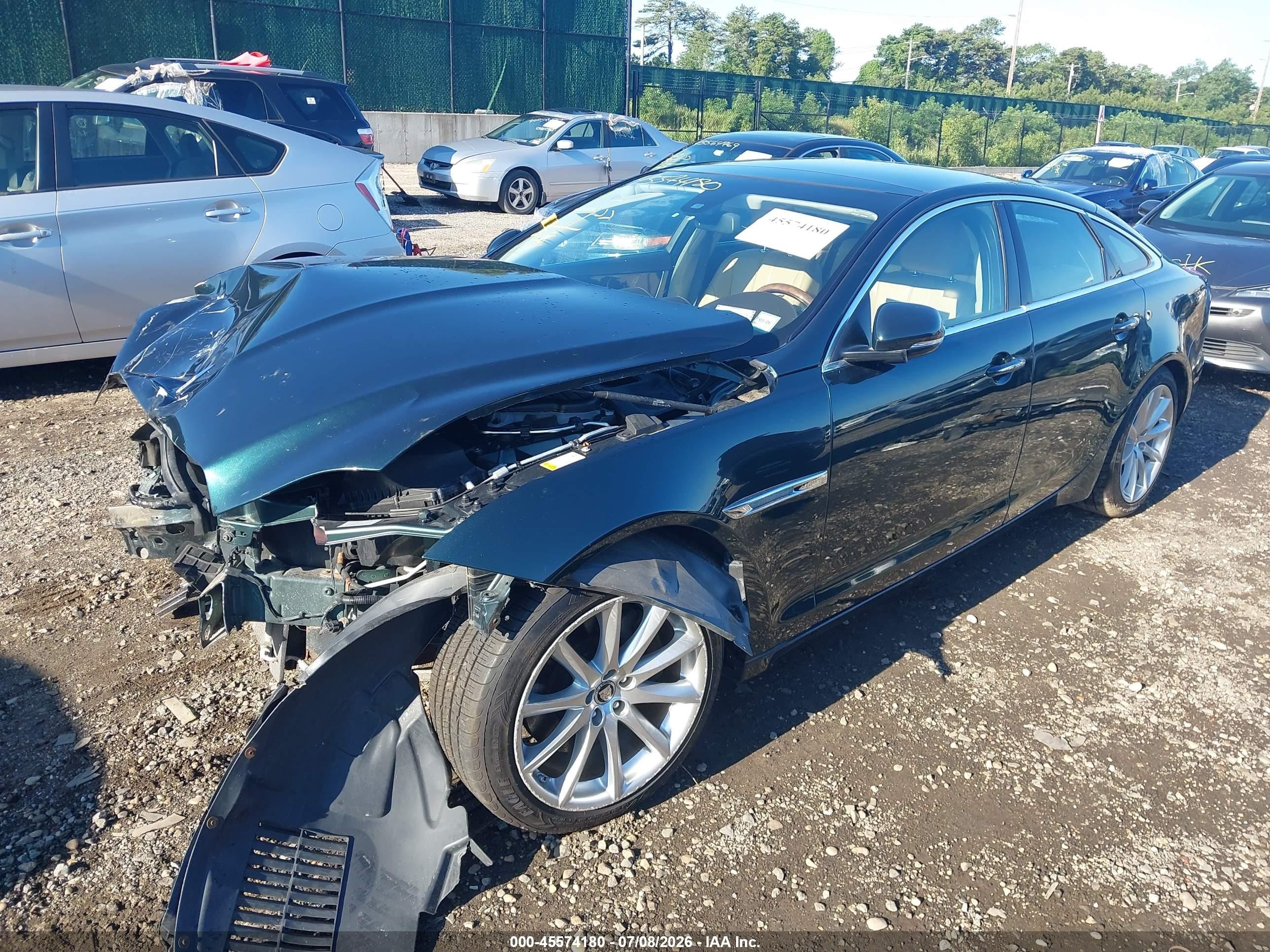 2012 Jaguar Xj   Green vin: SAJWA1CBXCLV33326
