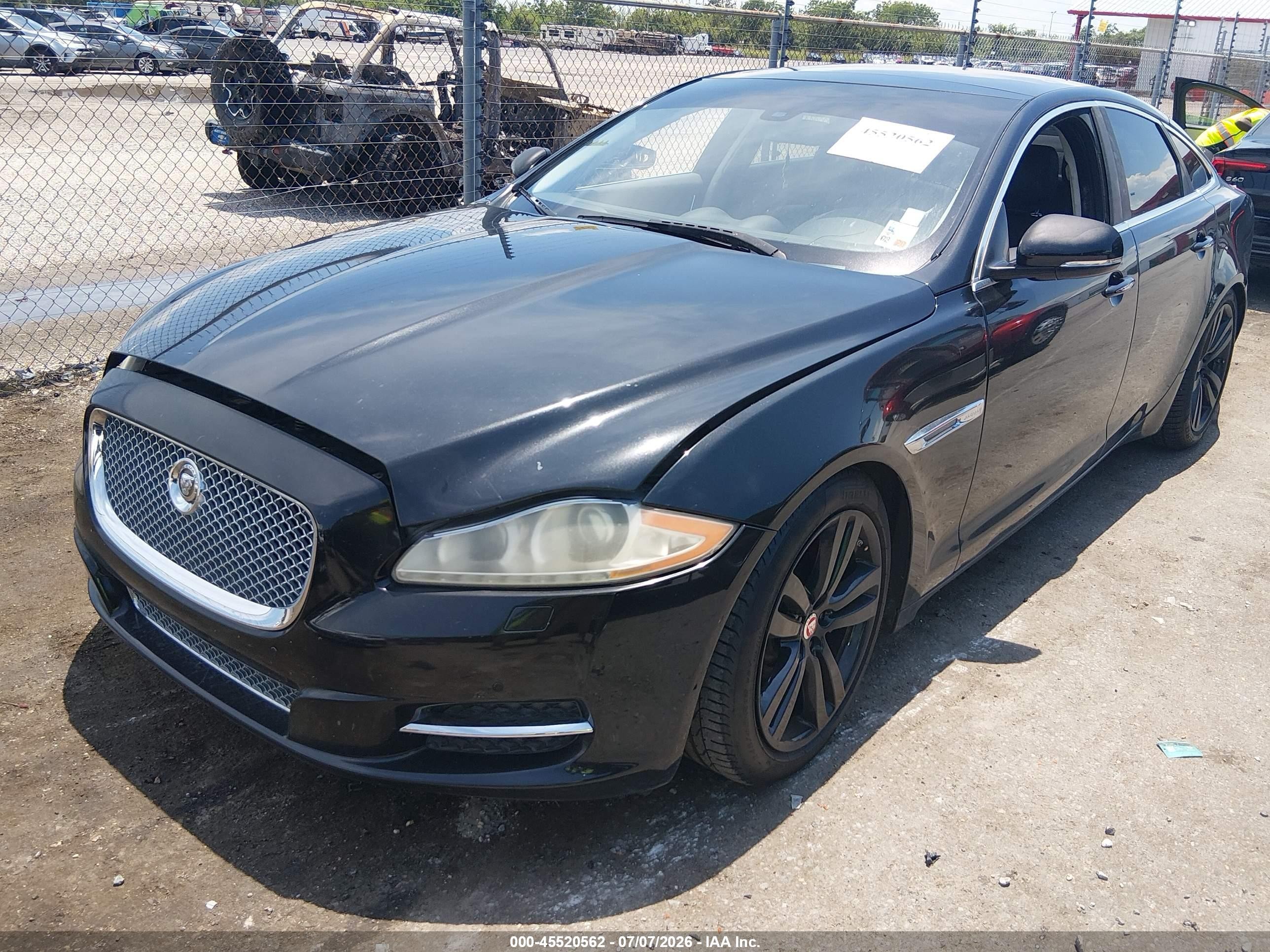 2015 Jaguar Xj   Black vin: SAJWA1CZ2F8V76501