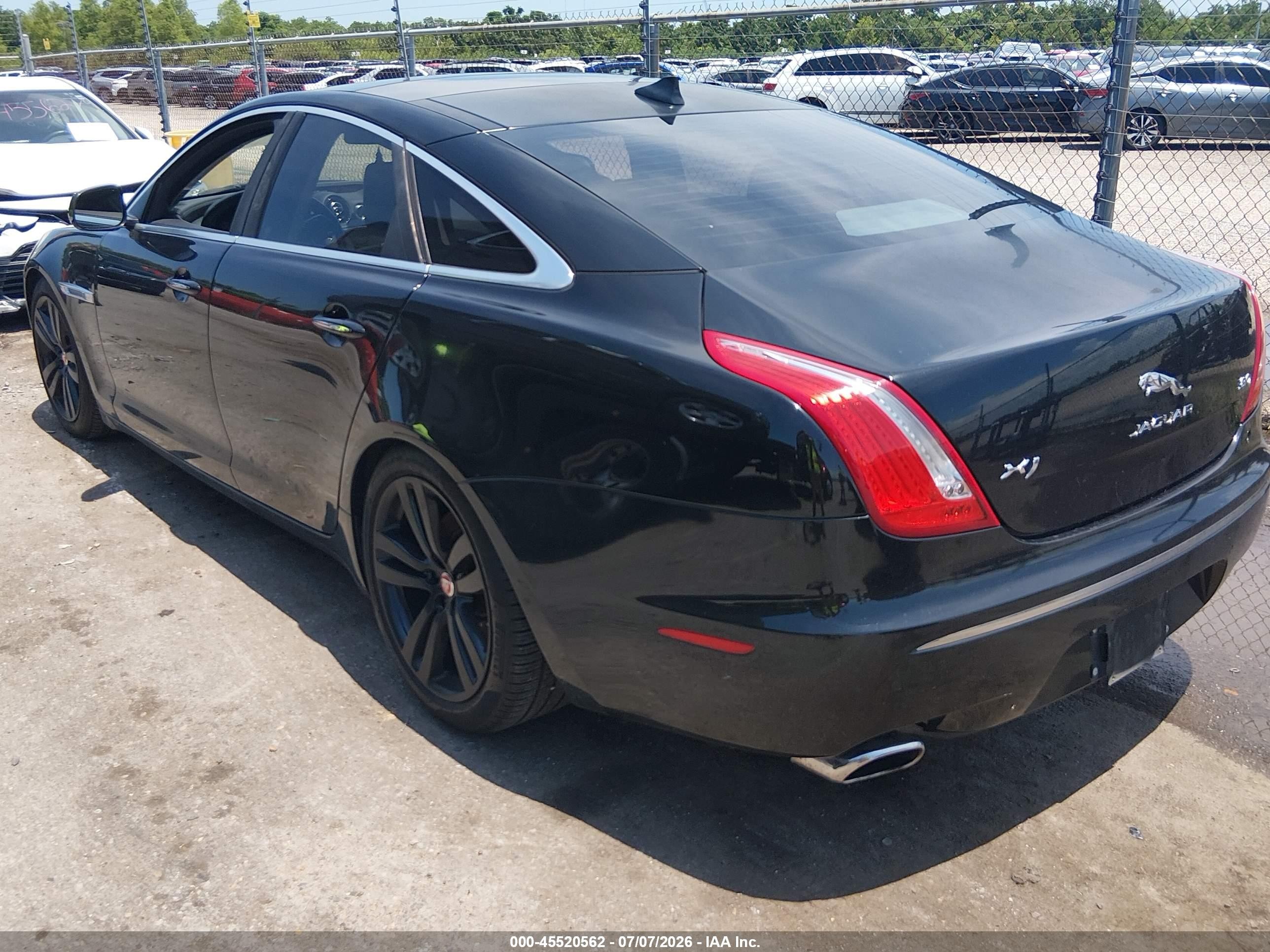 2015 Jaguar Xj   Black vin: SAJWA1CZ2F8V76501