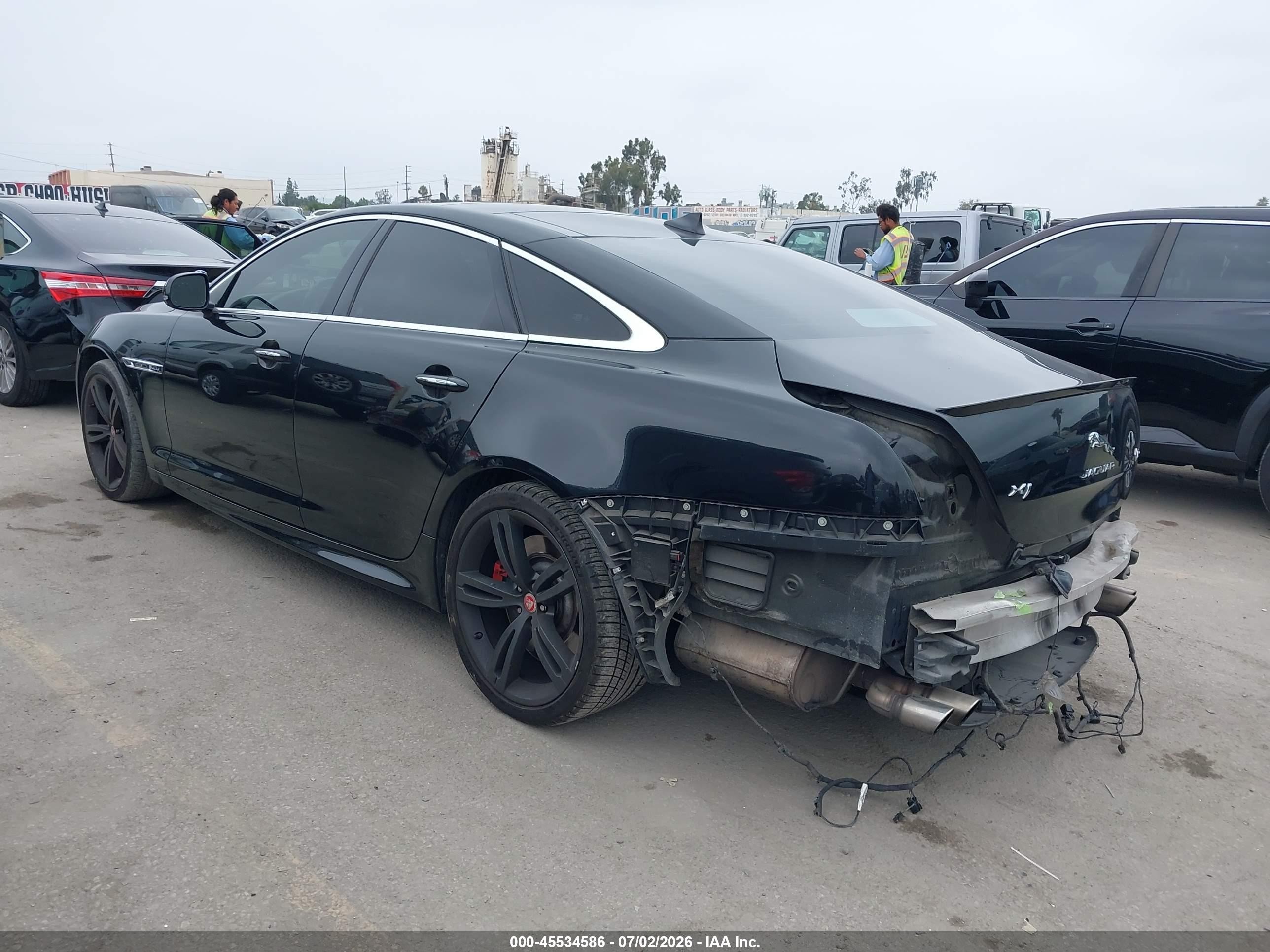 2014 Jaguar Xj Xjr Черный vin: SAJWA1EK2EMV63754