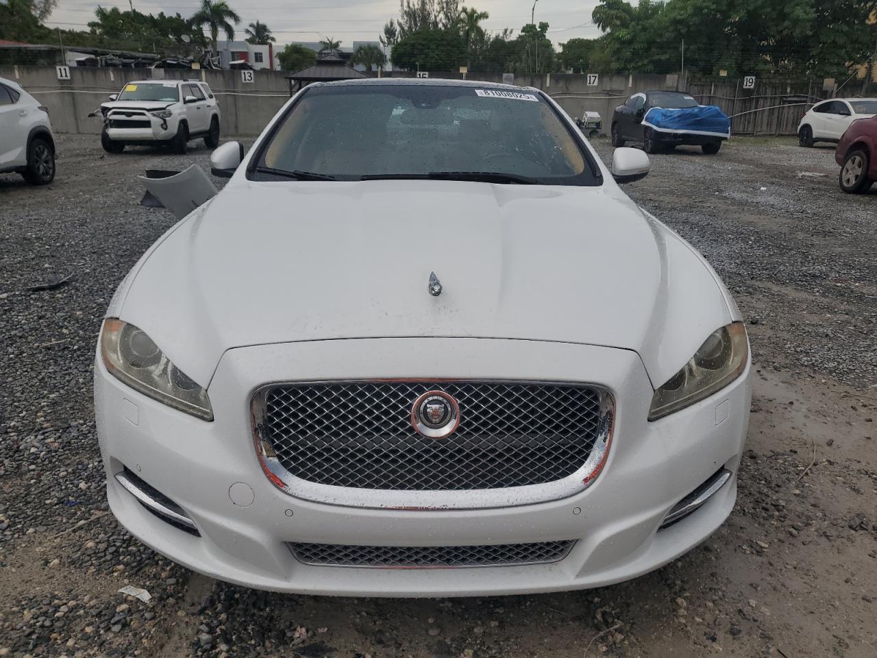 2013 Jaguar Xj Supercharged White vin: SAJWA1GE1DMV42254