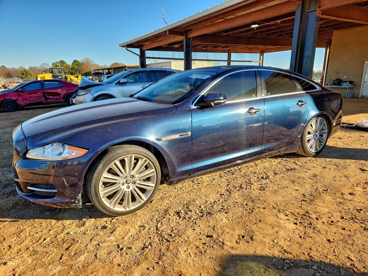 2013 Jaguar Xj Supercharged Blue vin: SAJWA1GE4DMV44578