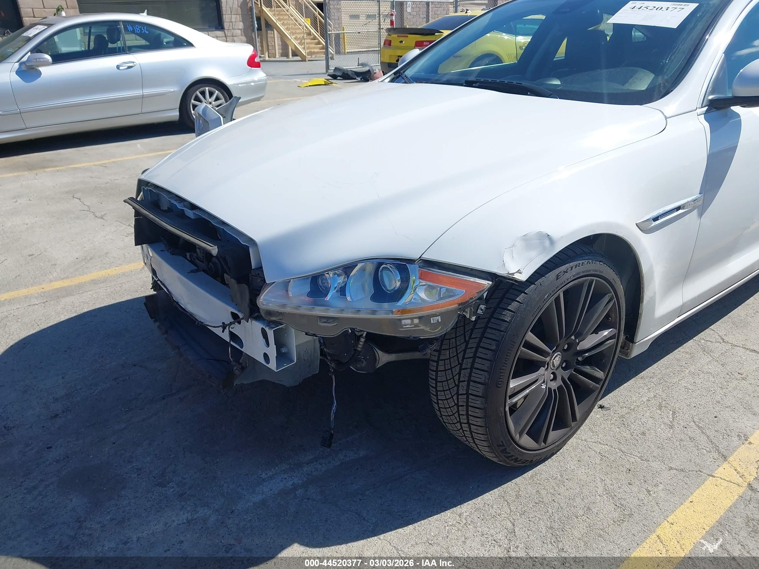 2012 Jaguar Xj Supercharged White vin: SAJWA1GE5CMV31241