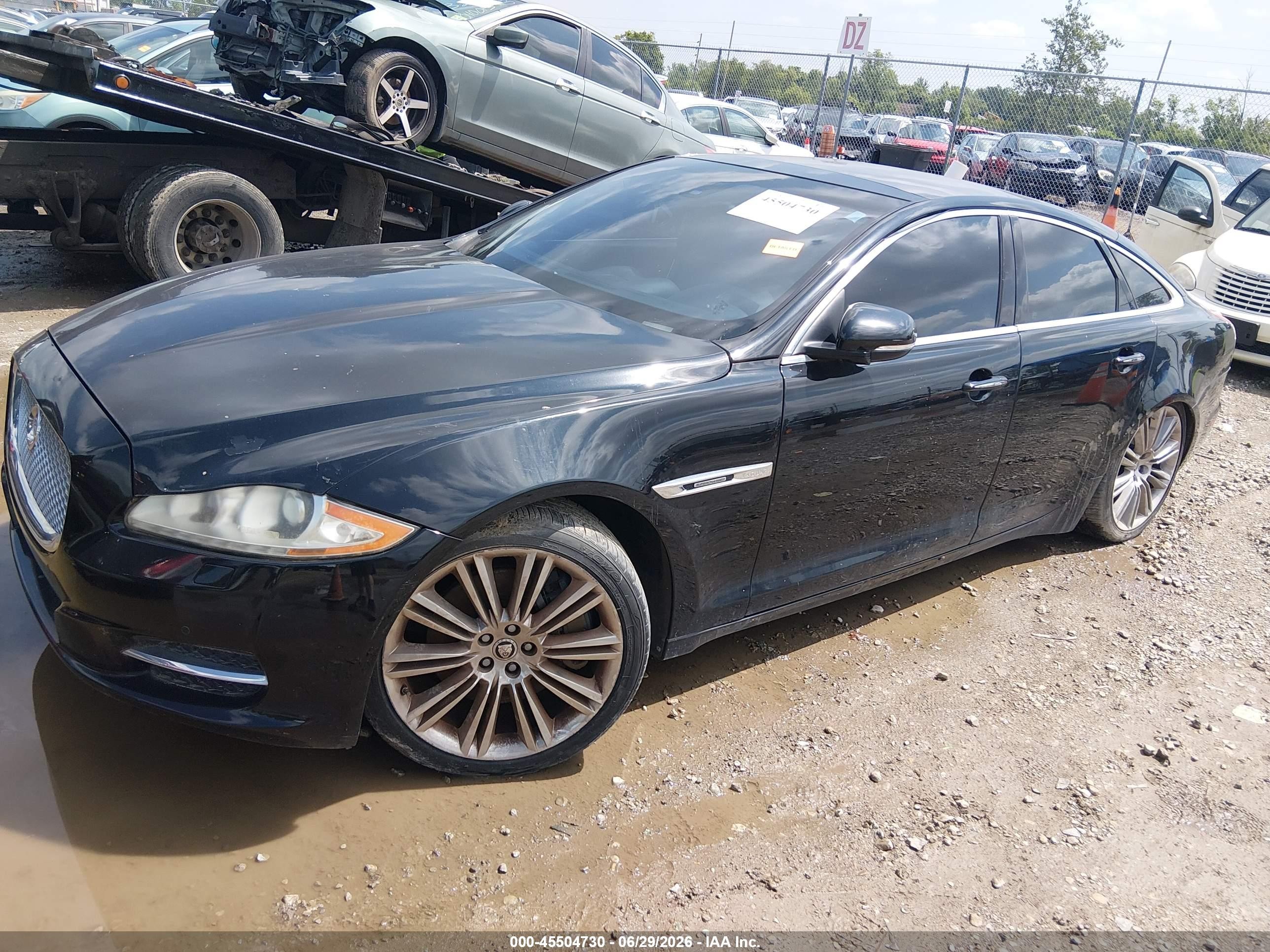 2011 Jaguar Xj Supercharged Black vin: SAJWA1GE9BMV02498
