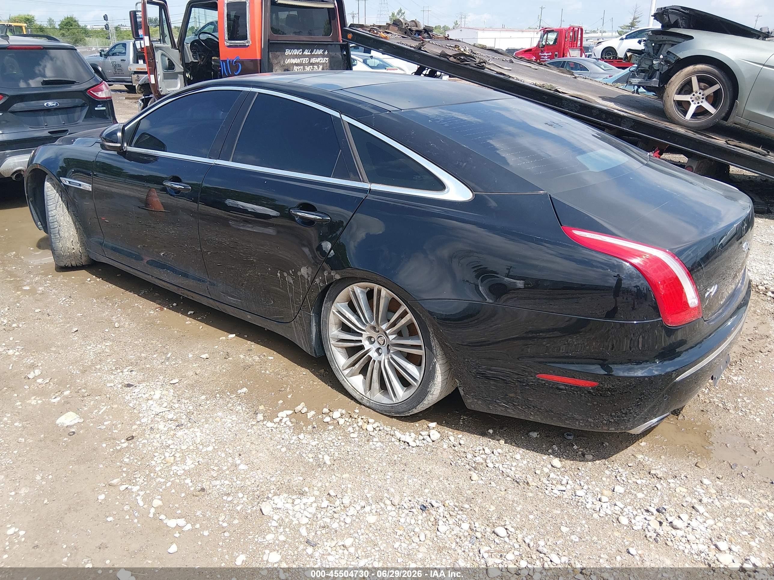 2011 Jaguar Xj Supercharged Black vin: SAJWA1GE9BMV02498