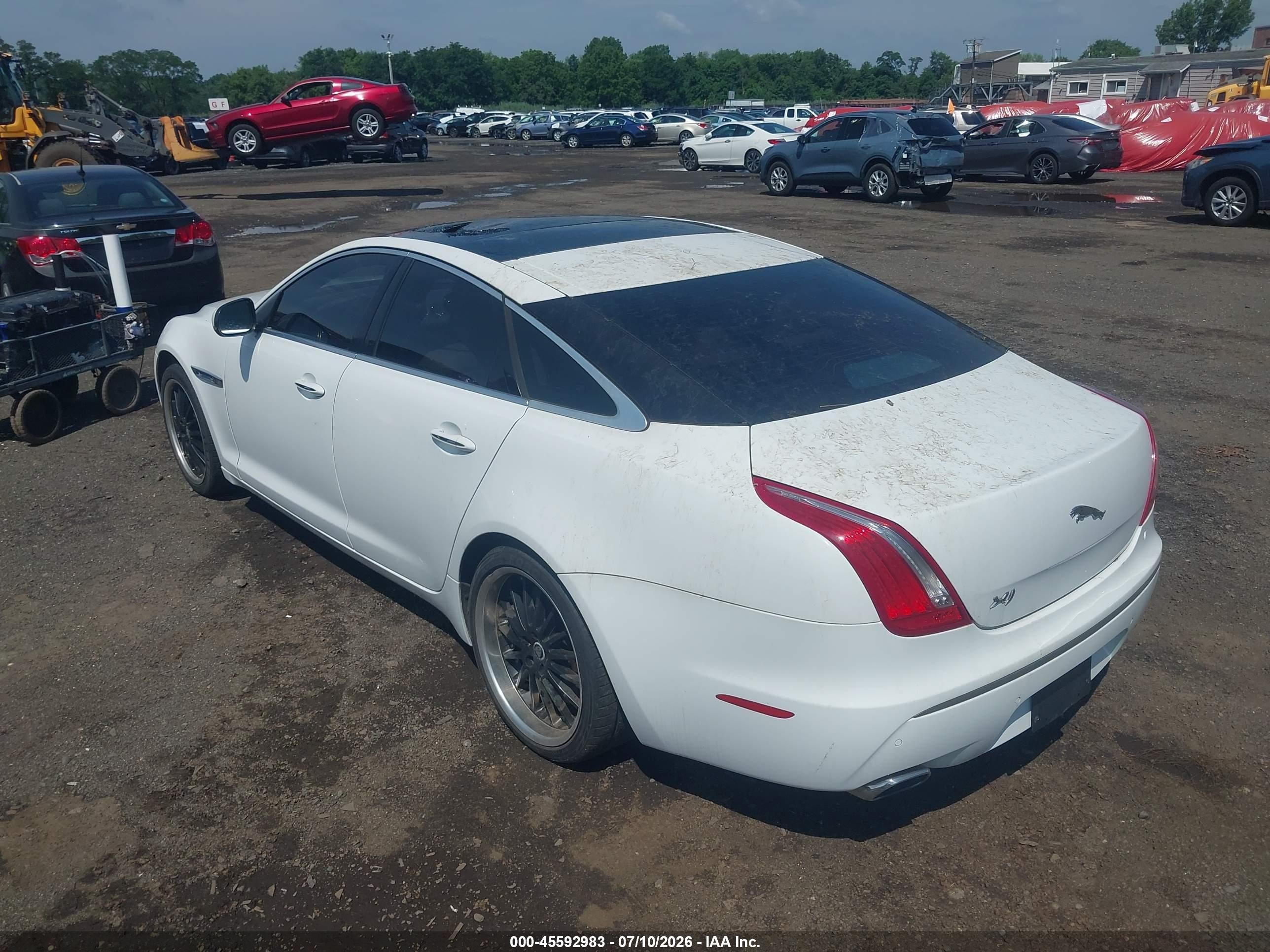 2011 Jaguar Xj Supercharged White vin: SAJWA1GEXBMV16992