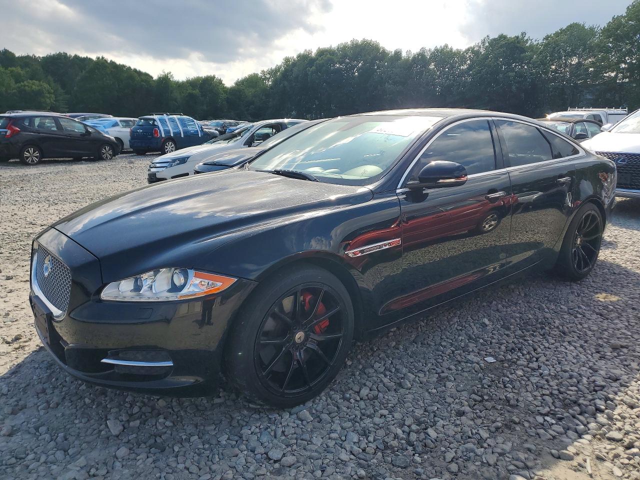 2012 Jaguar Xj Supercharged Black vin: SAJWA1GEXCMV28416