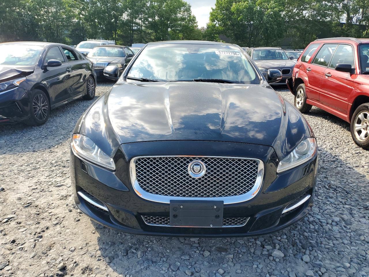 2012 Jaguar Xj Supercharged Black vin: SAJWA1GEXCMV28416