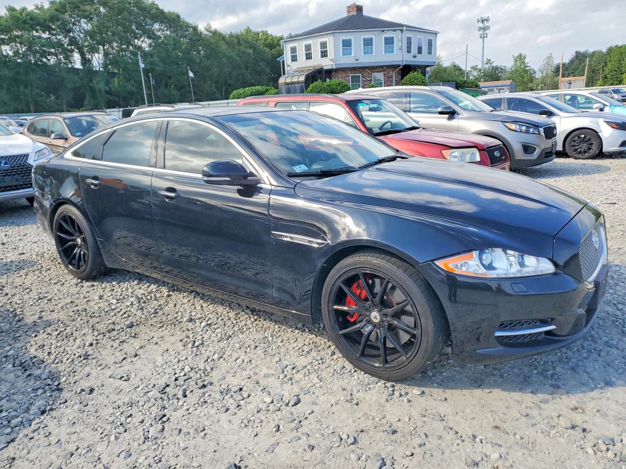 2012 Jaguar Xj Supercharged Black vin: SAJWA1GEXCMV28416