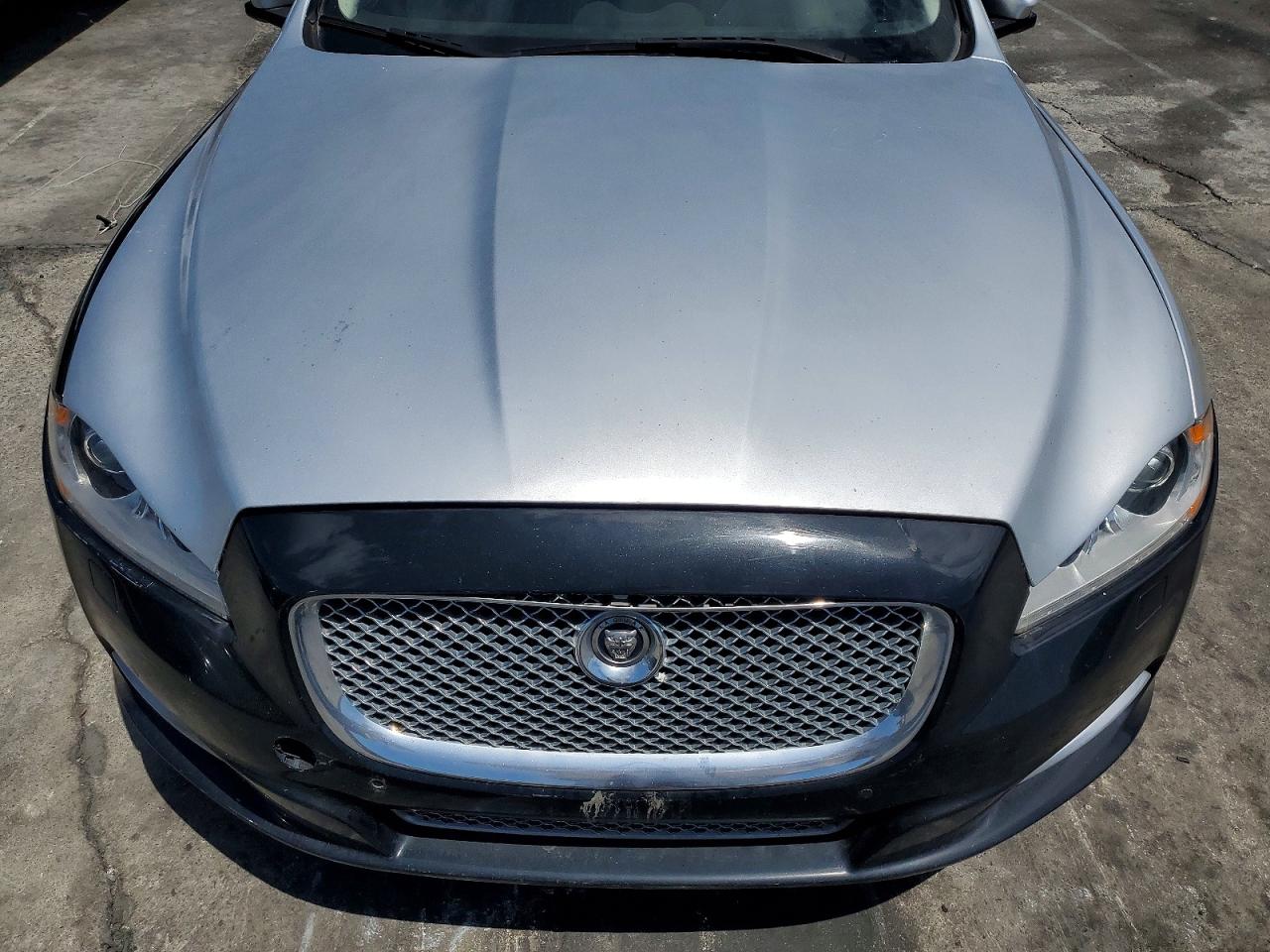 2013 Jaguar Xj Supercharged Silver vin: SAJWA1GT2DMV54721