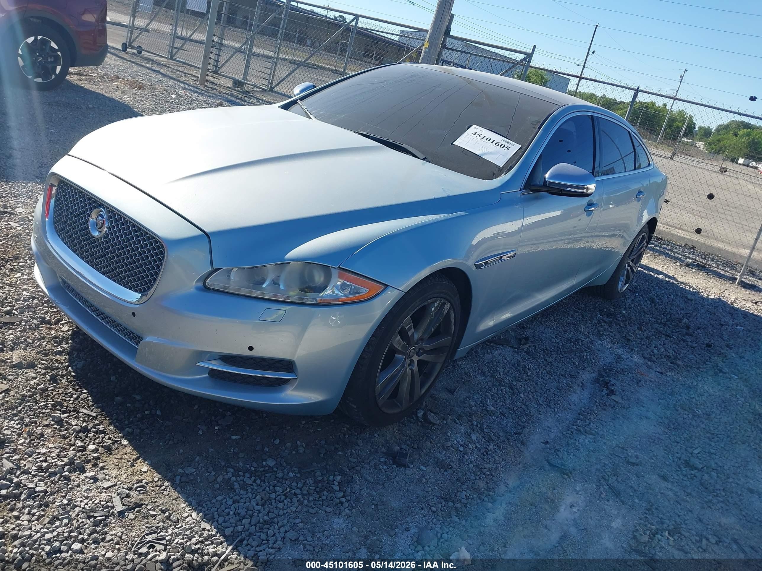 2012 Jaguar Xj Xjl Portfolio Blue vin: SAJWA2GB0CLV37983