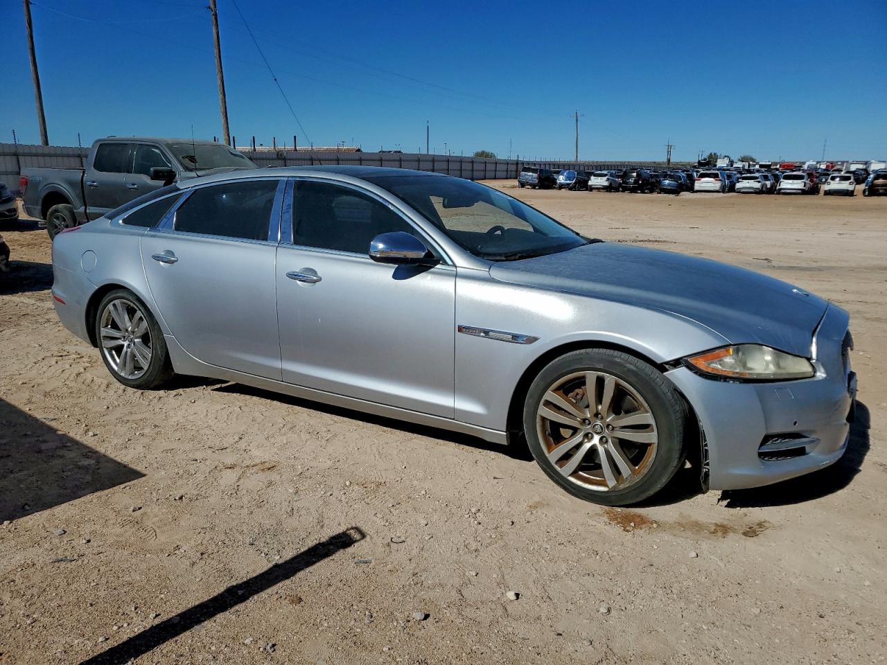 2012 Jaguar Xjl Silver vin: SAJWA2GB2CLV22837