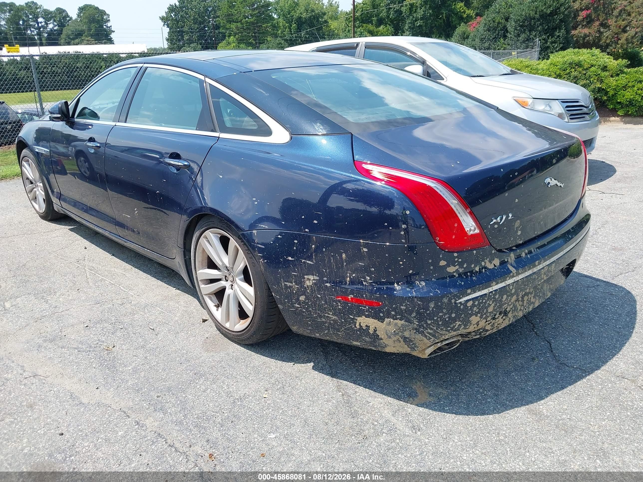 2011 Jaguar Xj (a6) Blue vin: SAJWA2GB9BLV08416