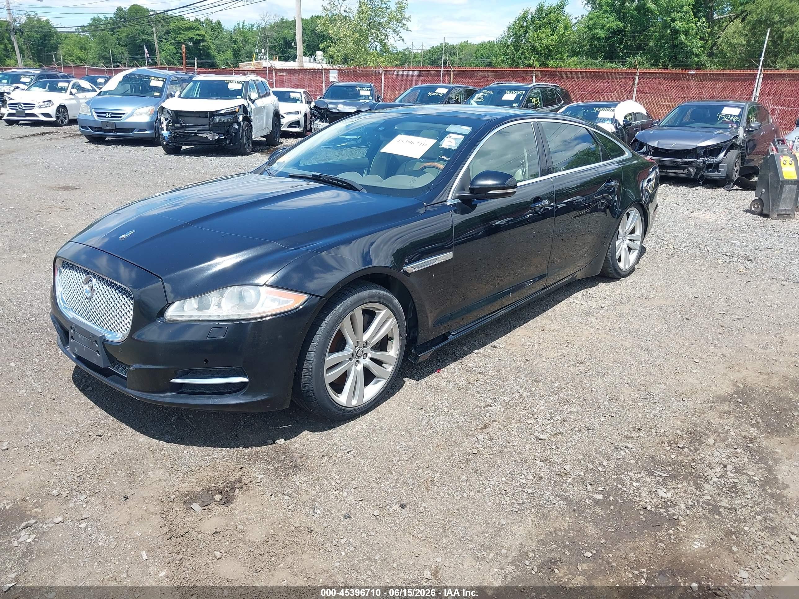 2011 Jaguar Xj Xjl Black vin: SAJWA2GBXBLV13558