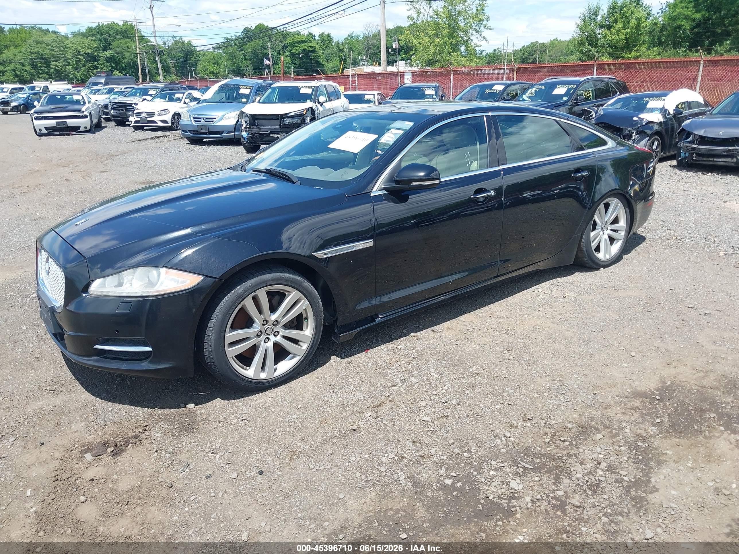 2011 Jaguar Xj Xjl Black vin: SAJWA2GBXBLV13558