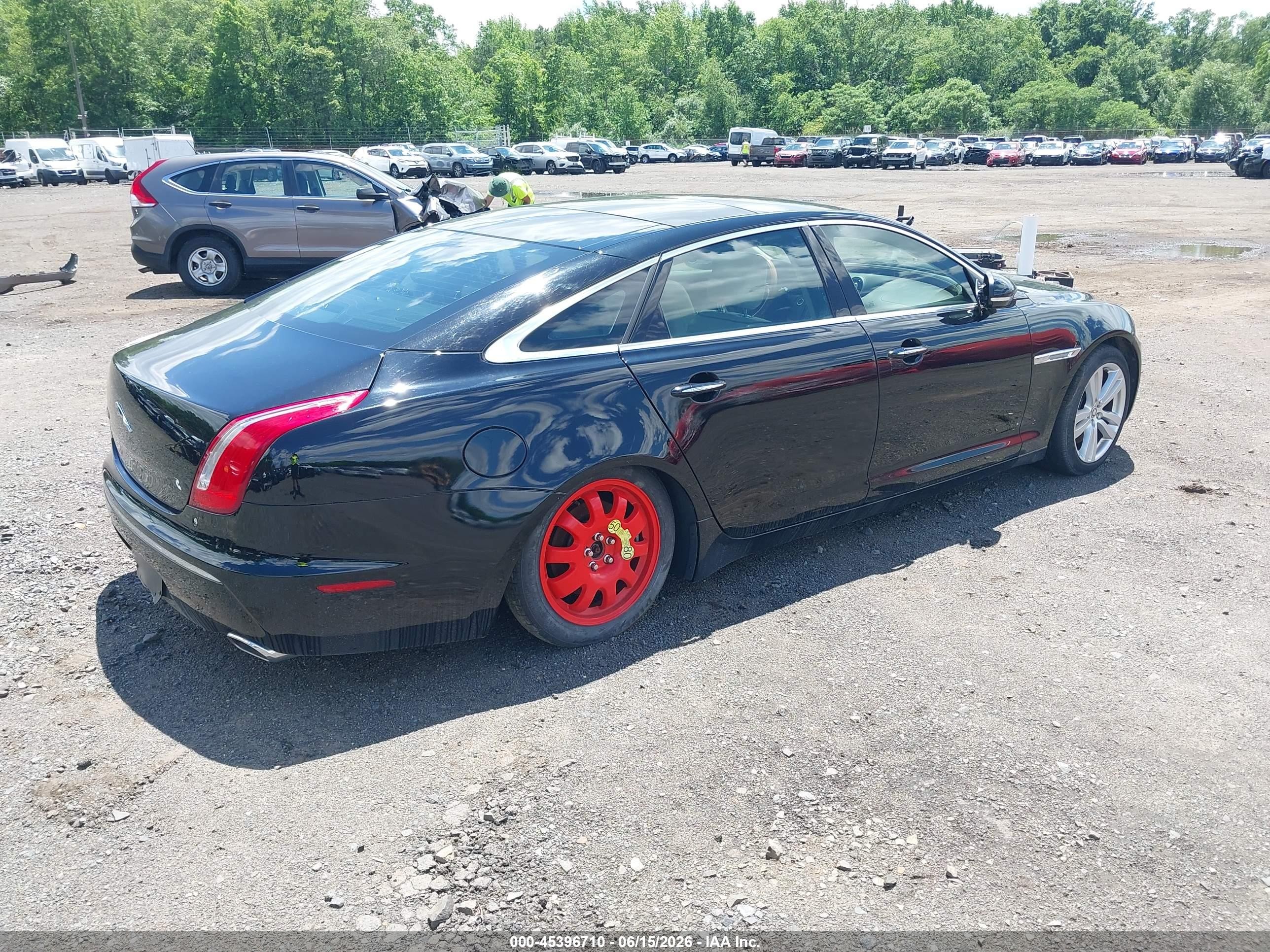 2011 Jaguar Xj Xjl Black vin: SAJWA2GBXBLV13558