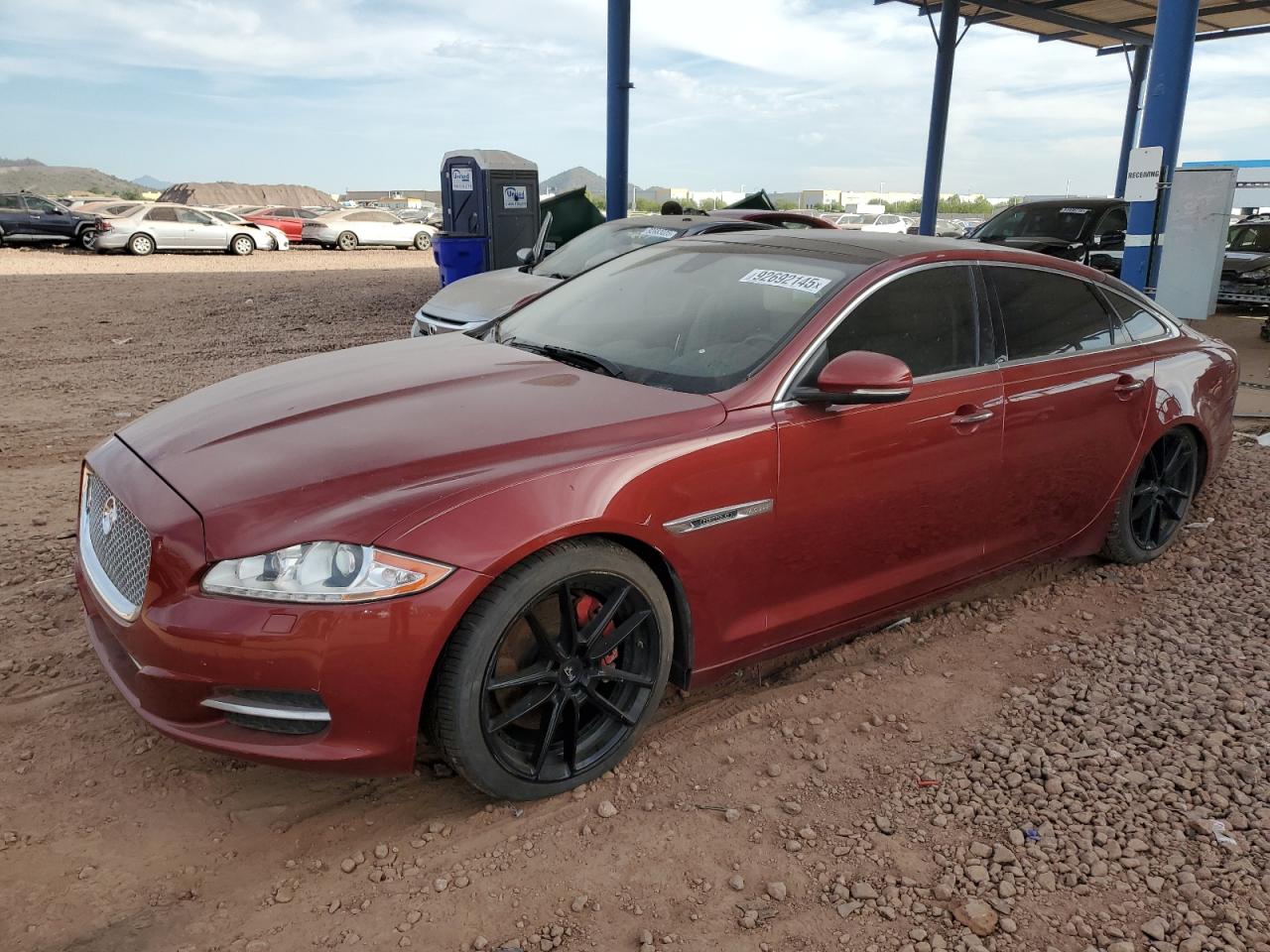 2012 Jaguar Xjl Burgundy vin: SAJWA2GBXCLV27266