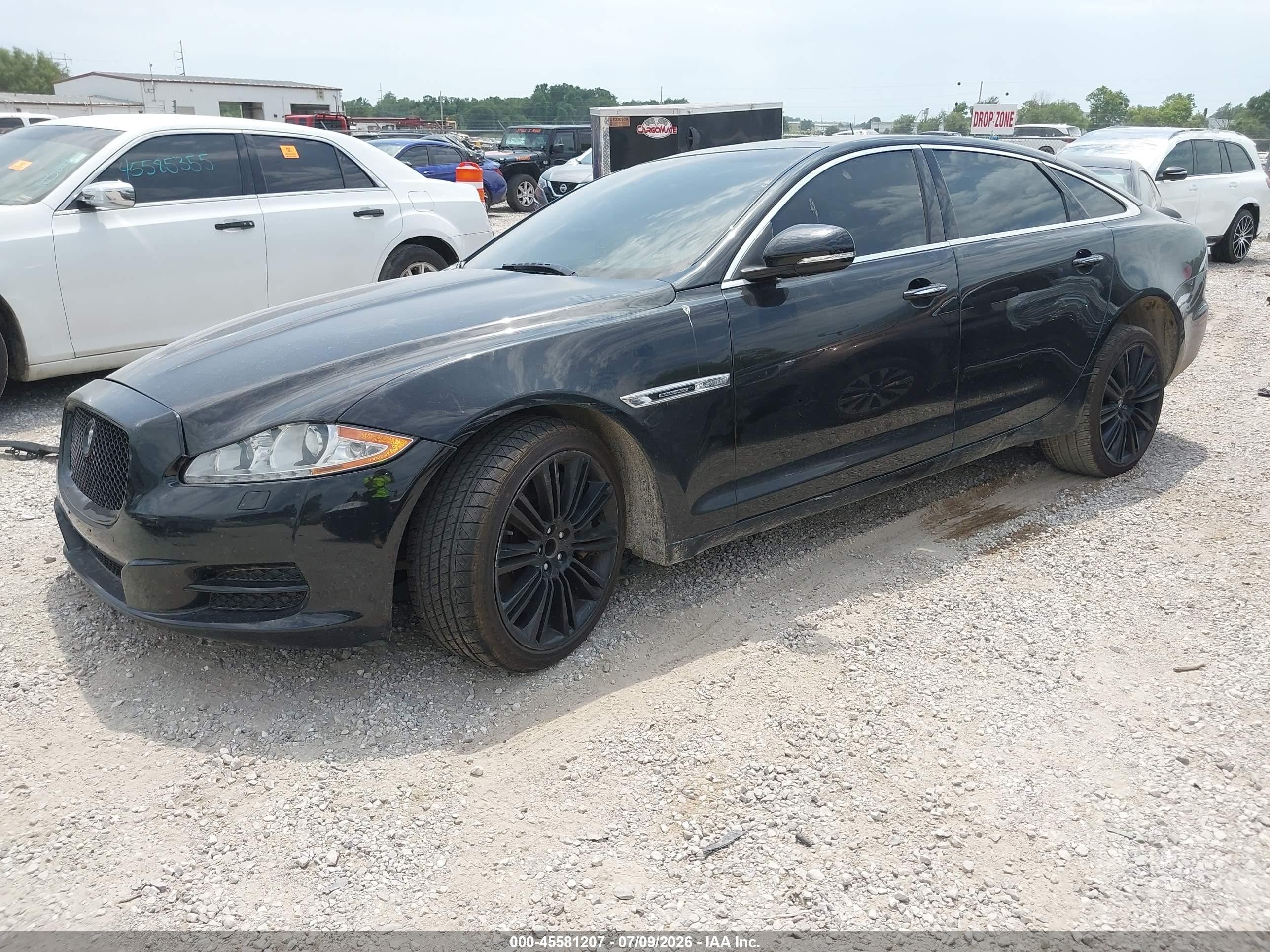 2011 Jaguar Xj Xjl Supercharged Black vin: SAJWA2GE0BMV03111