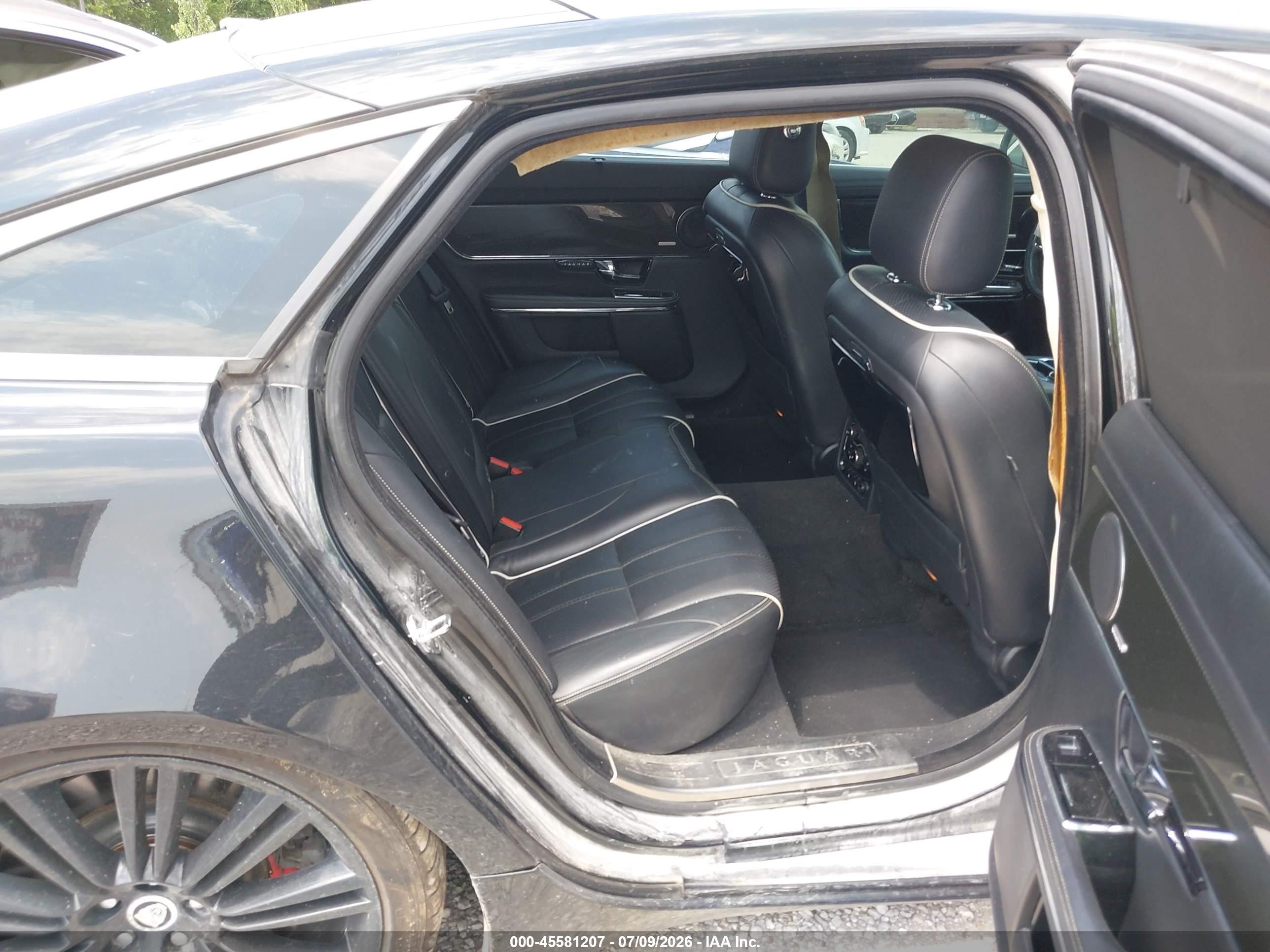 2011 Jaguar Xj Xjl Supercharged Black vin: SAJWA2GE0BMV03111