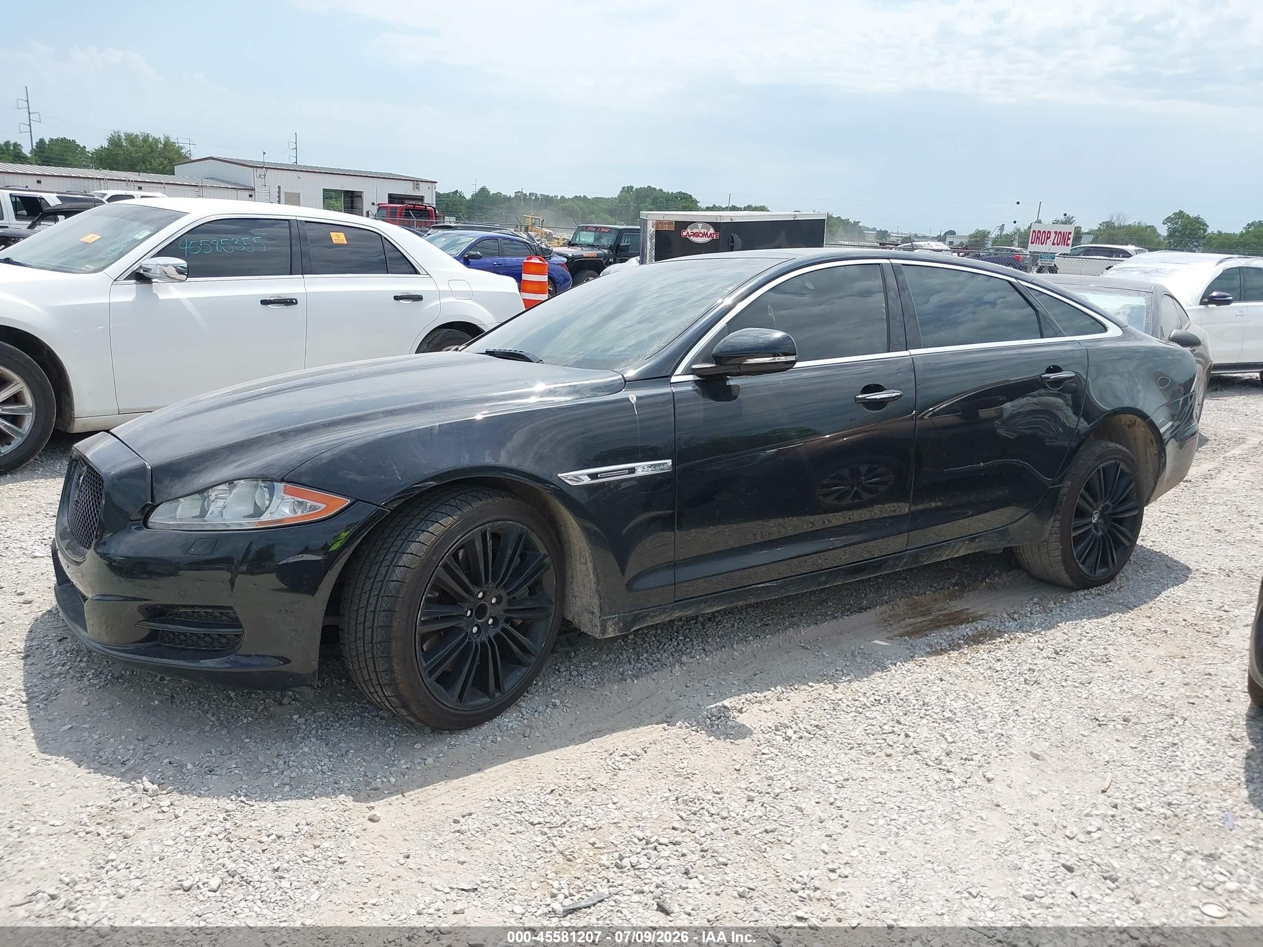 2011 Jaguar Xj Xjl Supercharged Black vin: SAJWA2GE0BMV03111