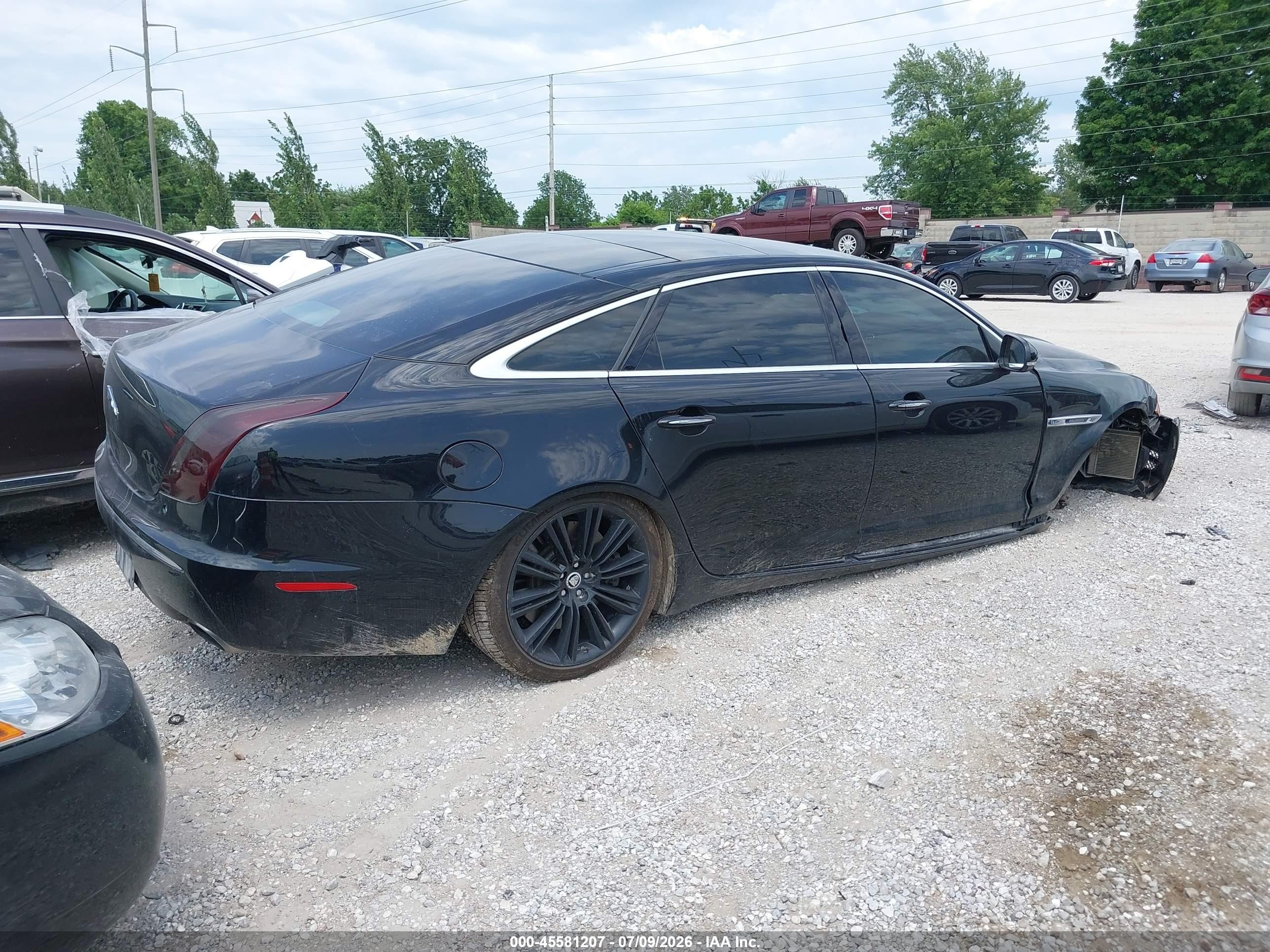 2011 Jaguar Xj Xjl Supercharged Black vin: SAJWA2GE0BMV03111