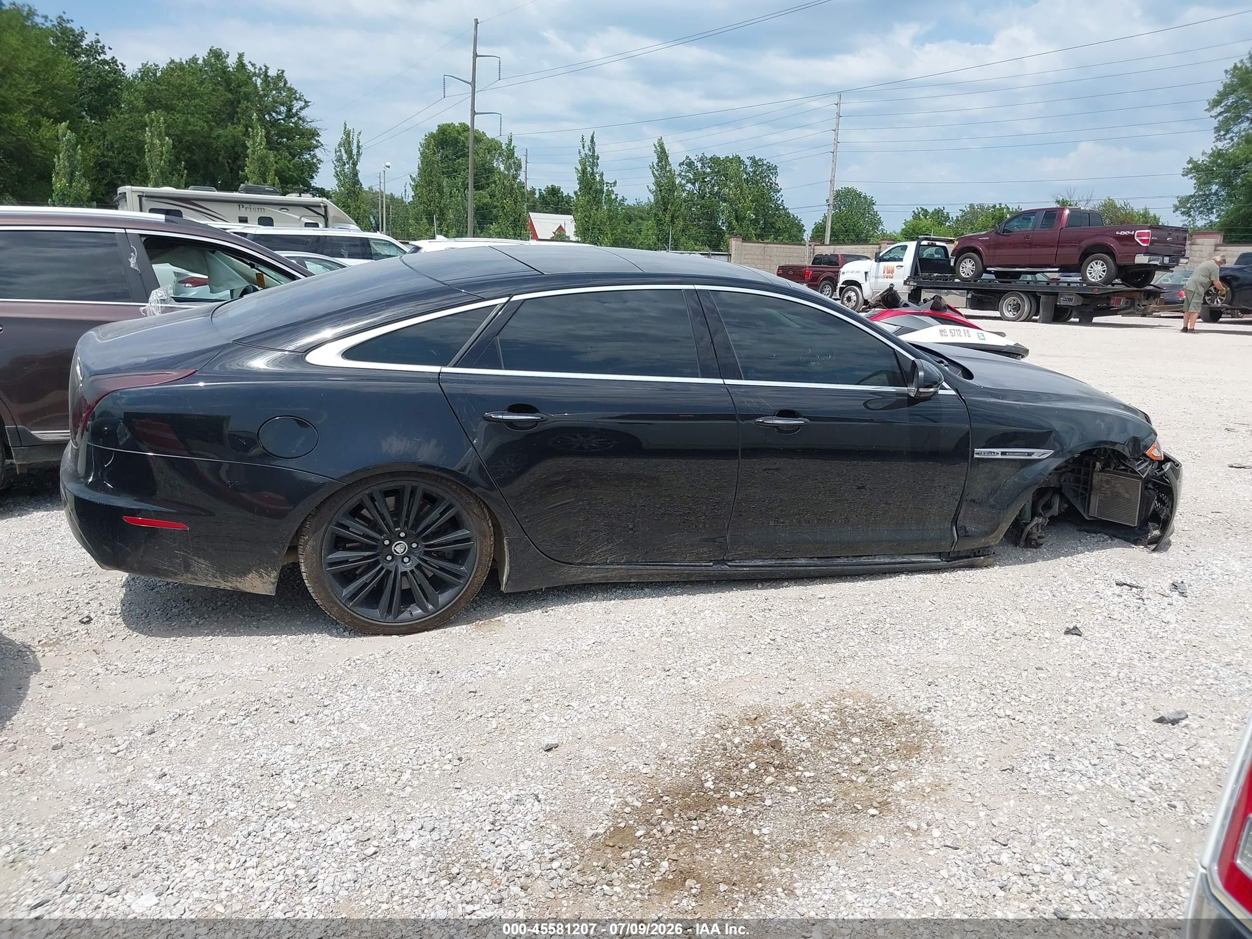 2011 Jaguar Xj Xjl Supercharged Black vin: SAJWA2GE0BMV03111