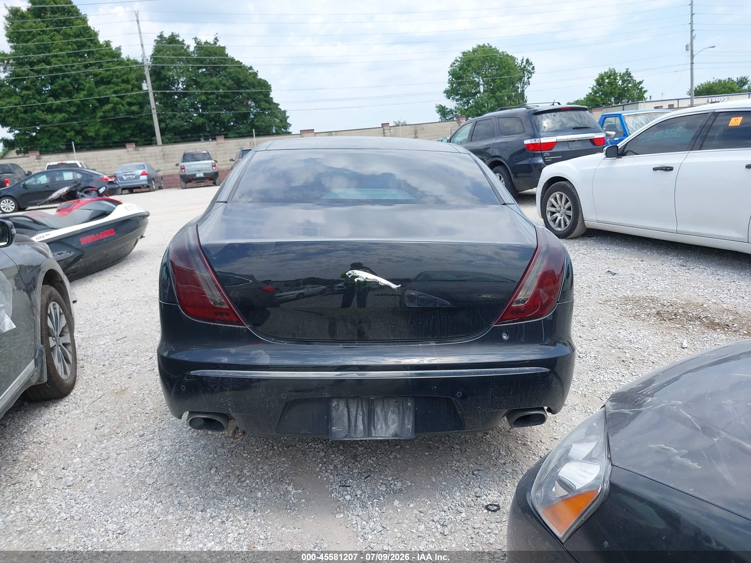 2011 Jaguar Xj Xjl Supercharged Black vin: SAJWA2GE0BMV03111