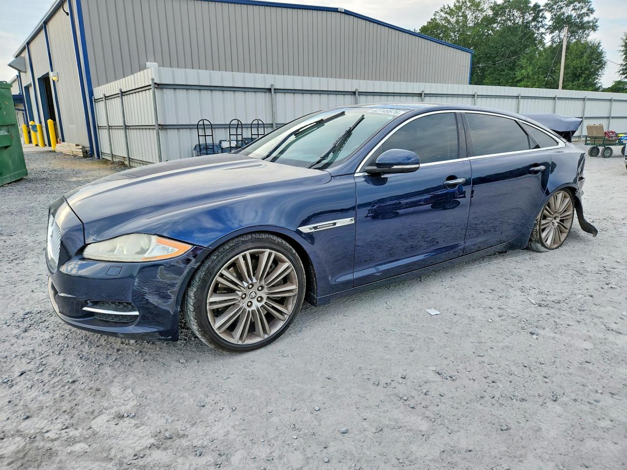 2011 Jaguar Xjl Supercharged Blue vin: SAJWA2GE2BMV13896