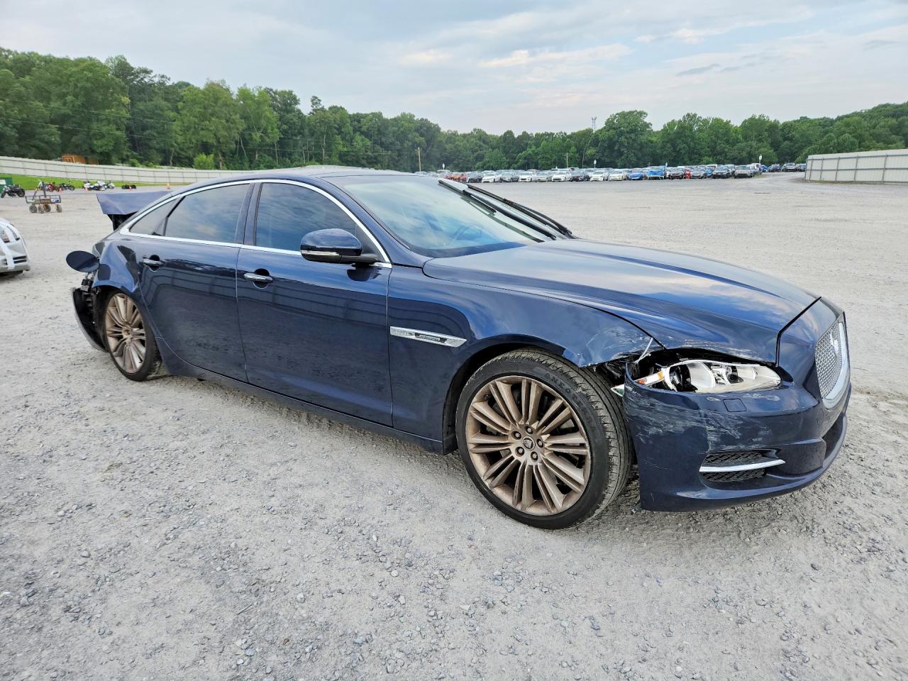 2011 Jaguar Xjl Supercharged Blue vin: SAJWA2GE2BMV13896