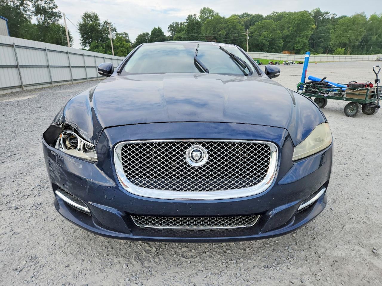 2011 Jaguar Xjl Supercharged Blue vin: SAJWA2GE2BMV13896